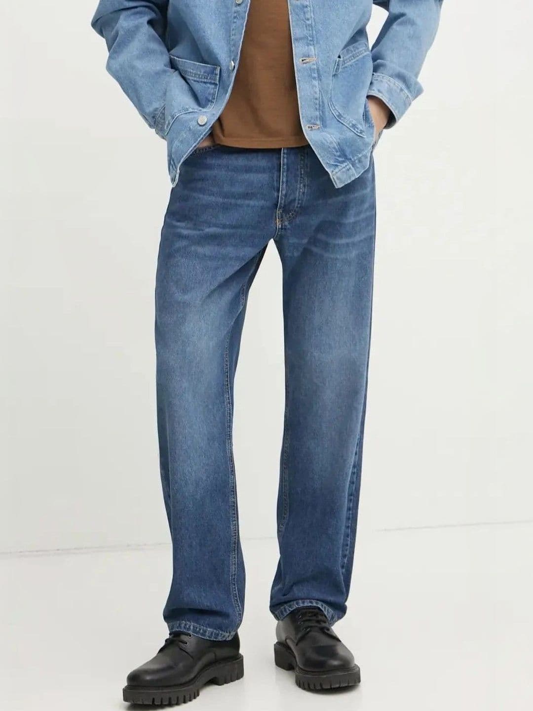 YAMEETFIT Men Jean Straight Fit Mid-Rise Jeans - view 1