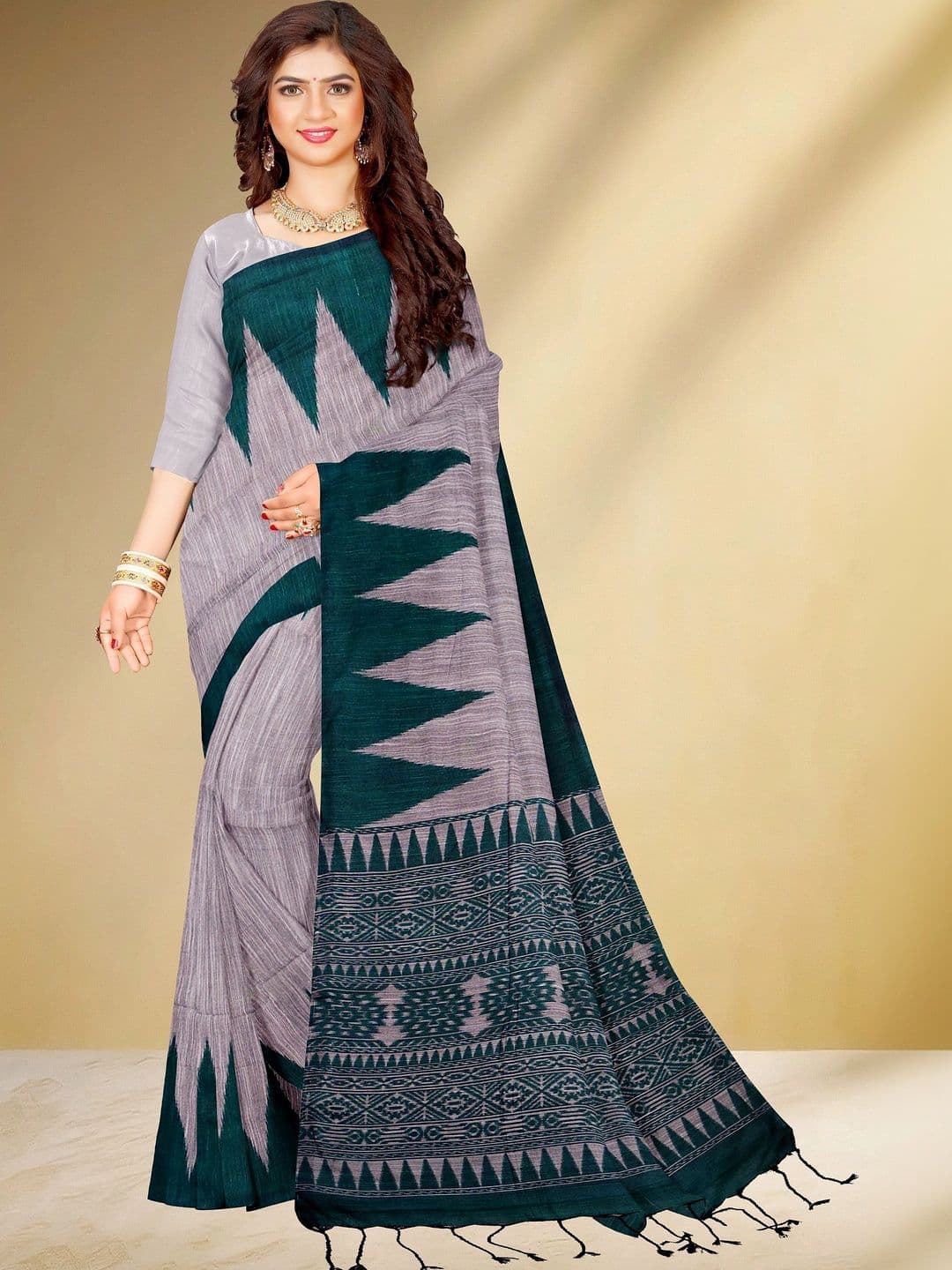 SHREE HARI HANDLOOM SAREE Woven Design Pure Cotton Sambalpuri Saree - view 1