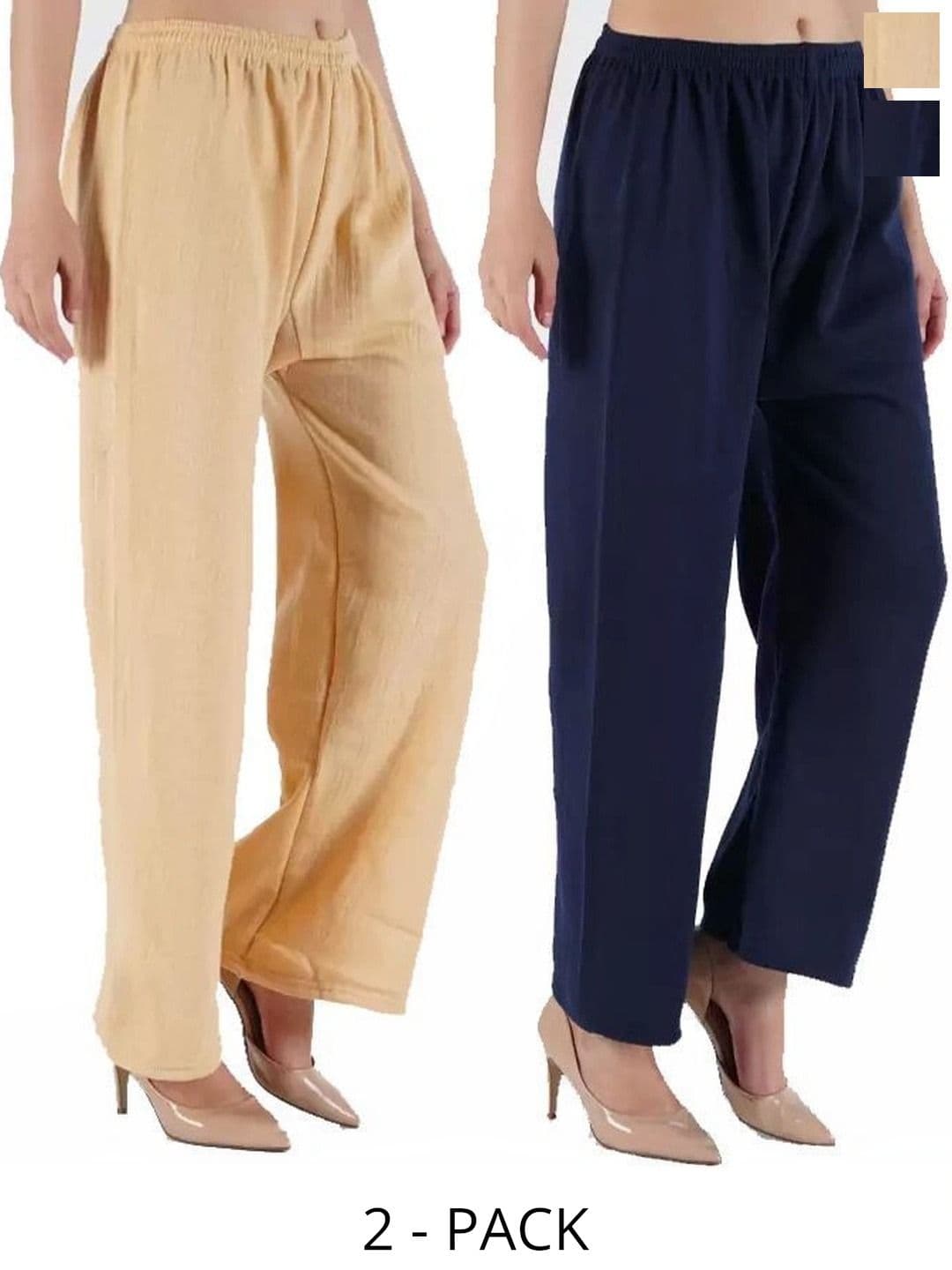 PINOVO Pack Of 2 Flared Palazzos - view 1
