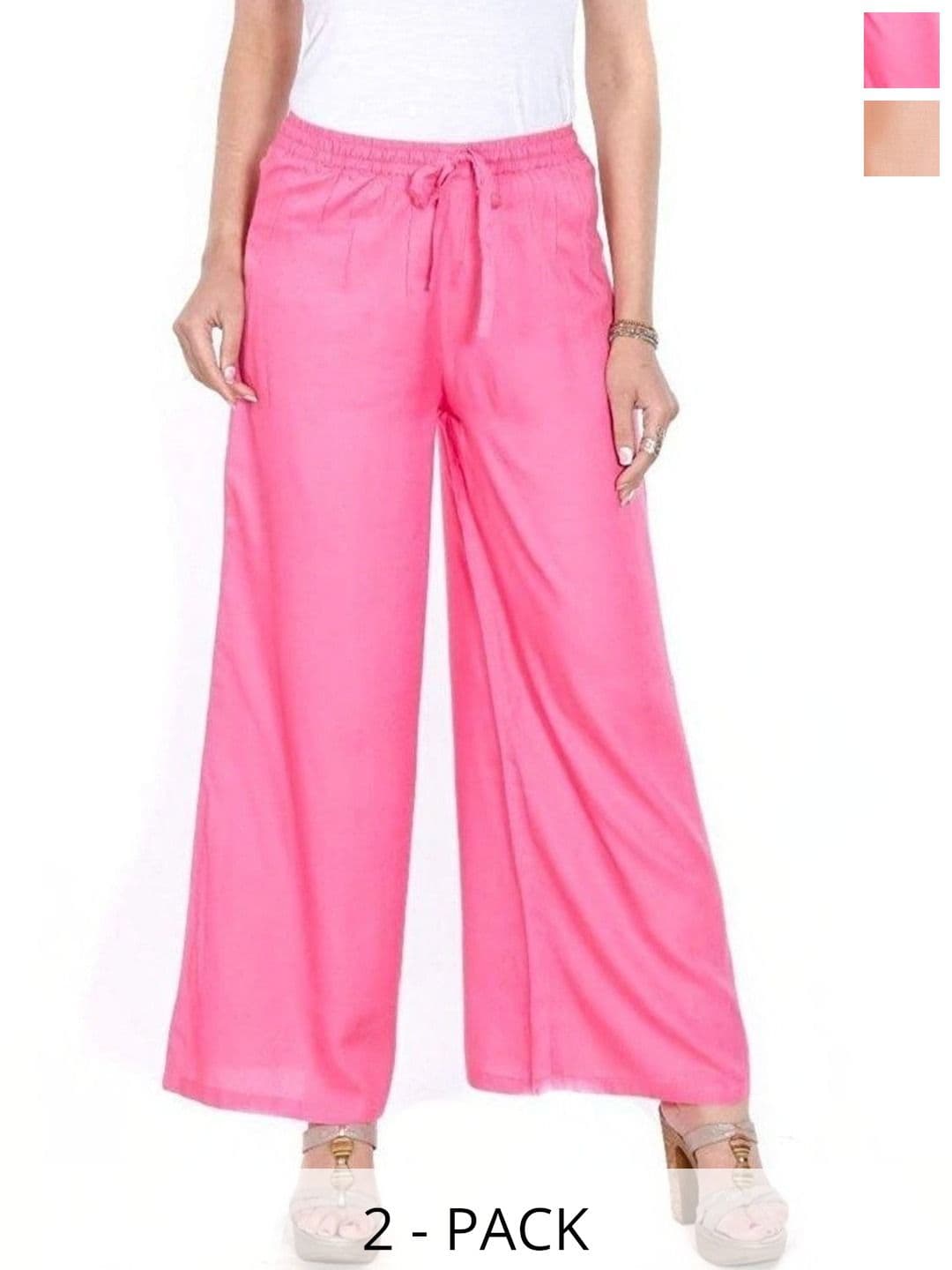 PINOVO Pack Of 2 Flared Palazzos - view 1