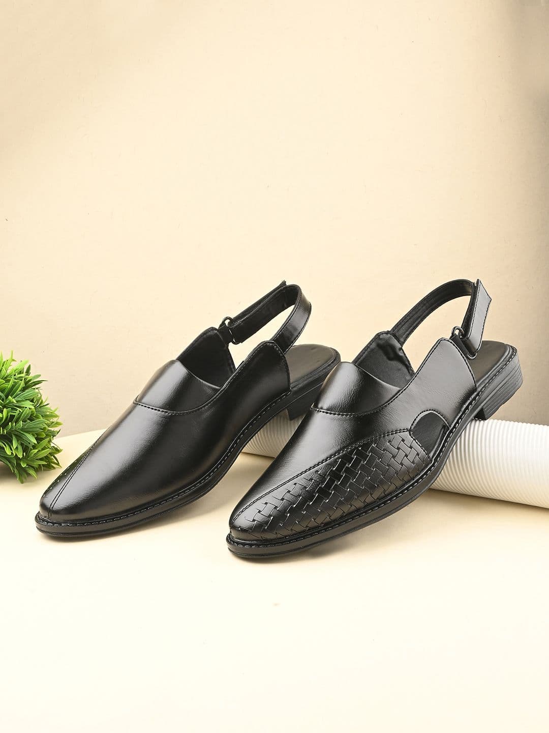 Anouk Men PU Shoe-Style Sandals - view 1