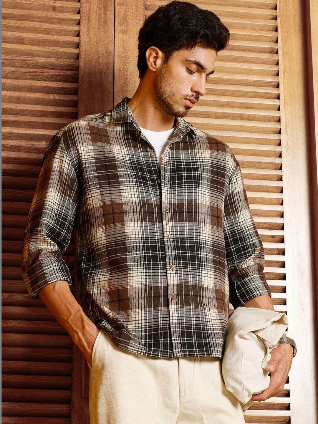 CAHOOT Men Relaxed Tartan Checks Checked Casual Shirt - view 1