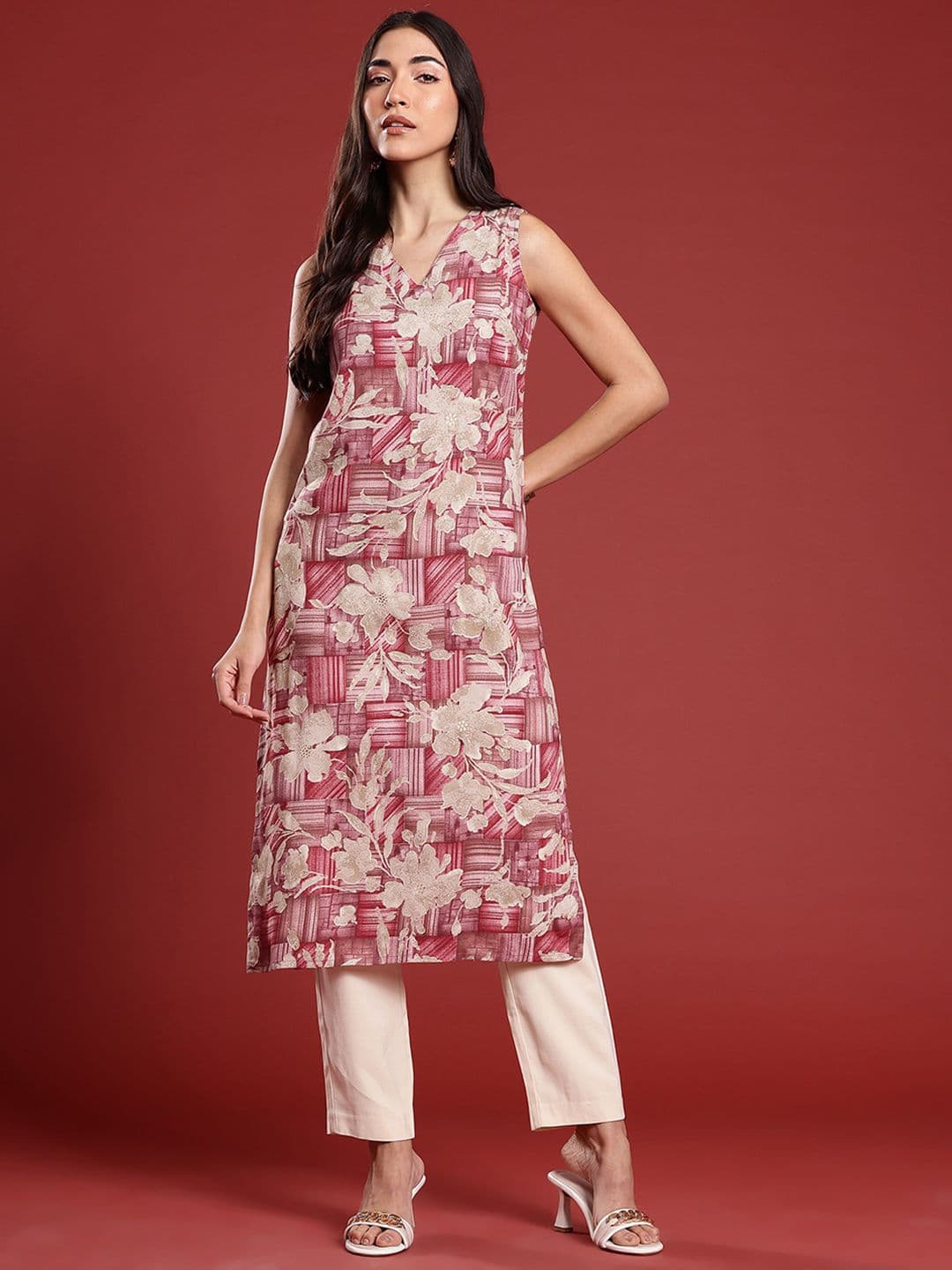 Anouk Women Ethnic Motifs Printed Kurta - view 1