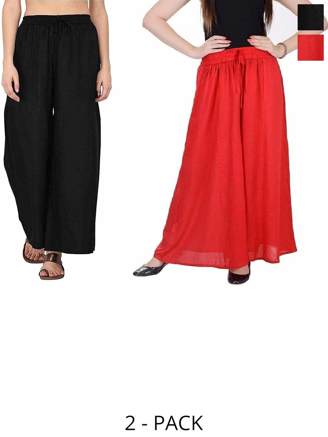 PINOVO Pack Of 2 Flared Palazzos - view 1