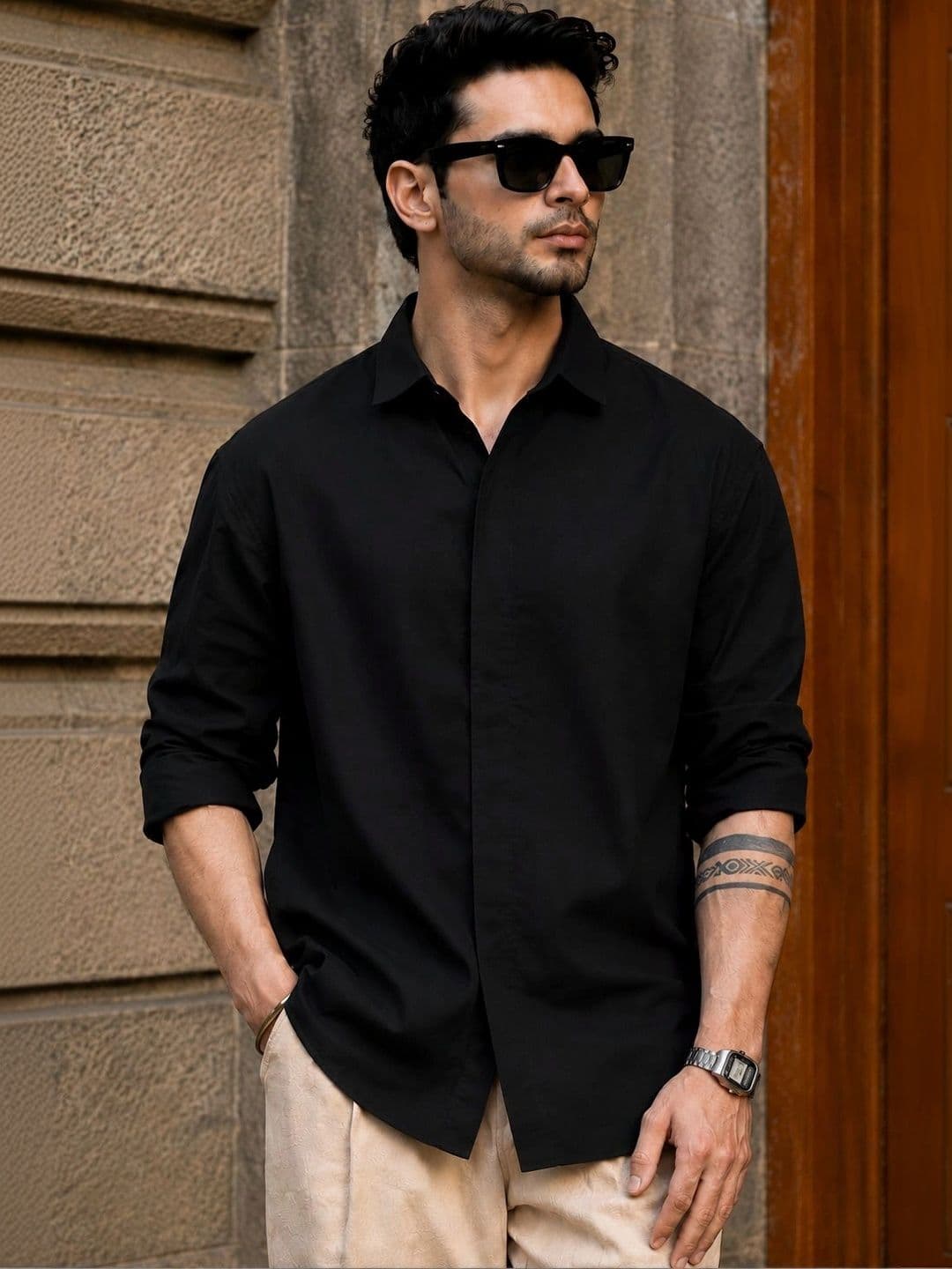 THE BIG ATTIRE Men Classic Casual Shirt - view 1