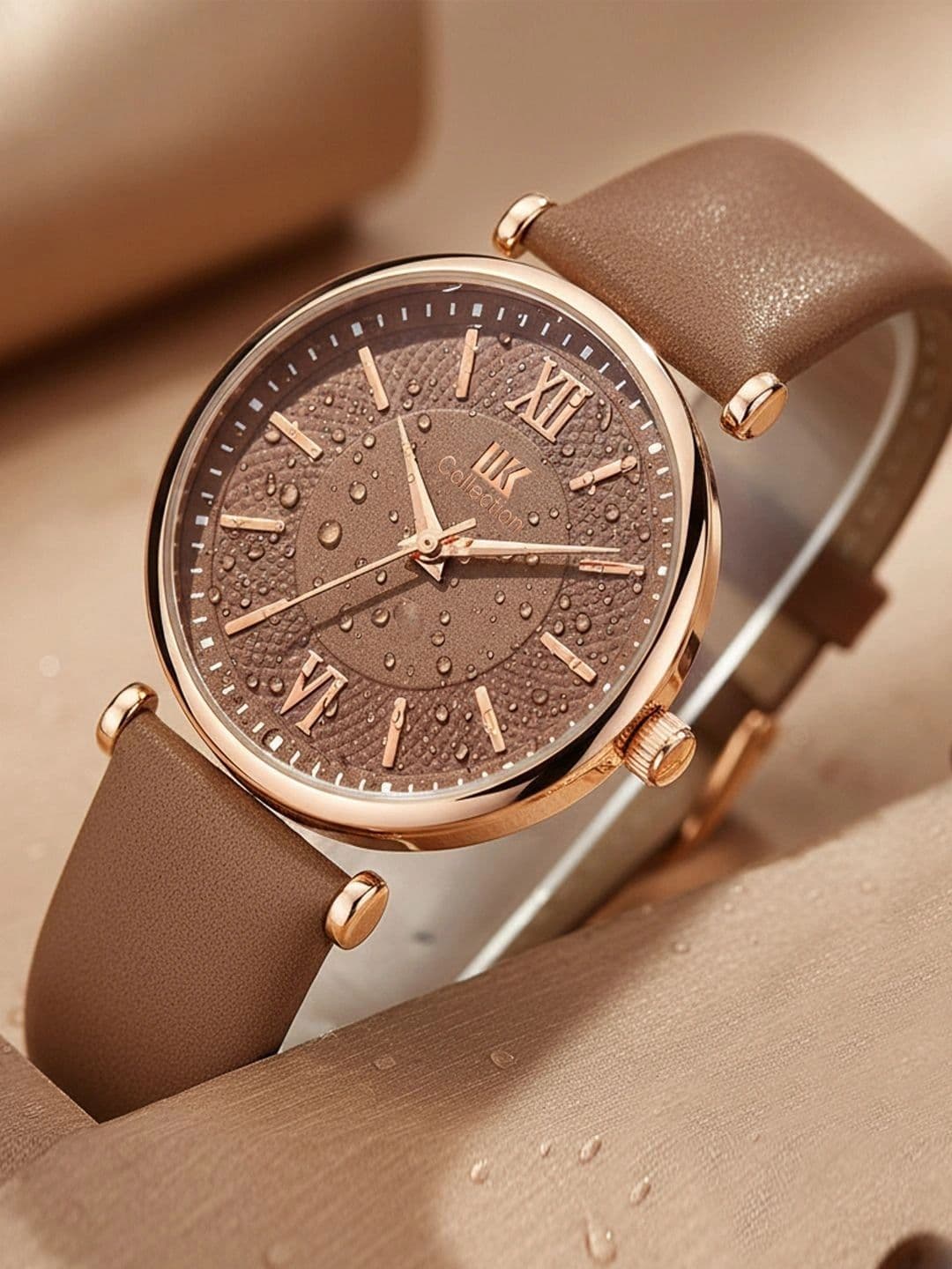 IIK COLLECTION Women Patterned Dial & Leather Straps Analogue Watch IIK-3245W - view 1
