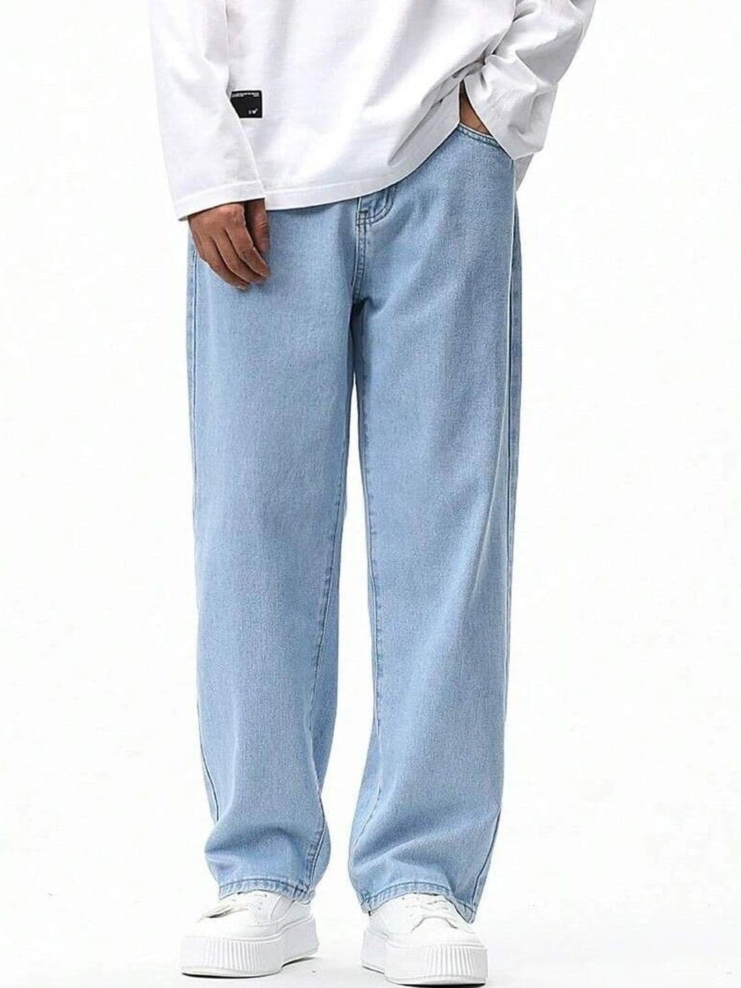 VORNIX DENIM Men Relaxed Fit Mid-Rise Stretchable Jeans - view 1
