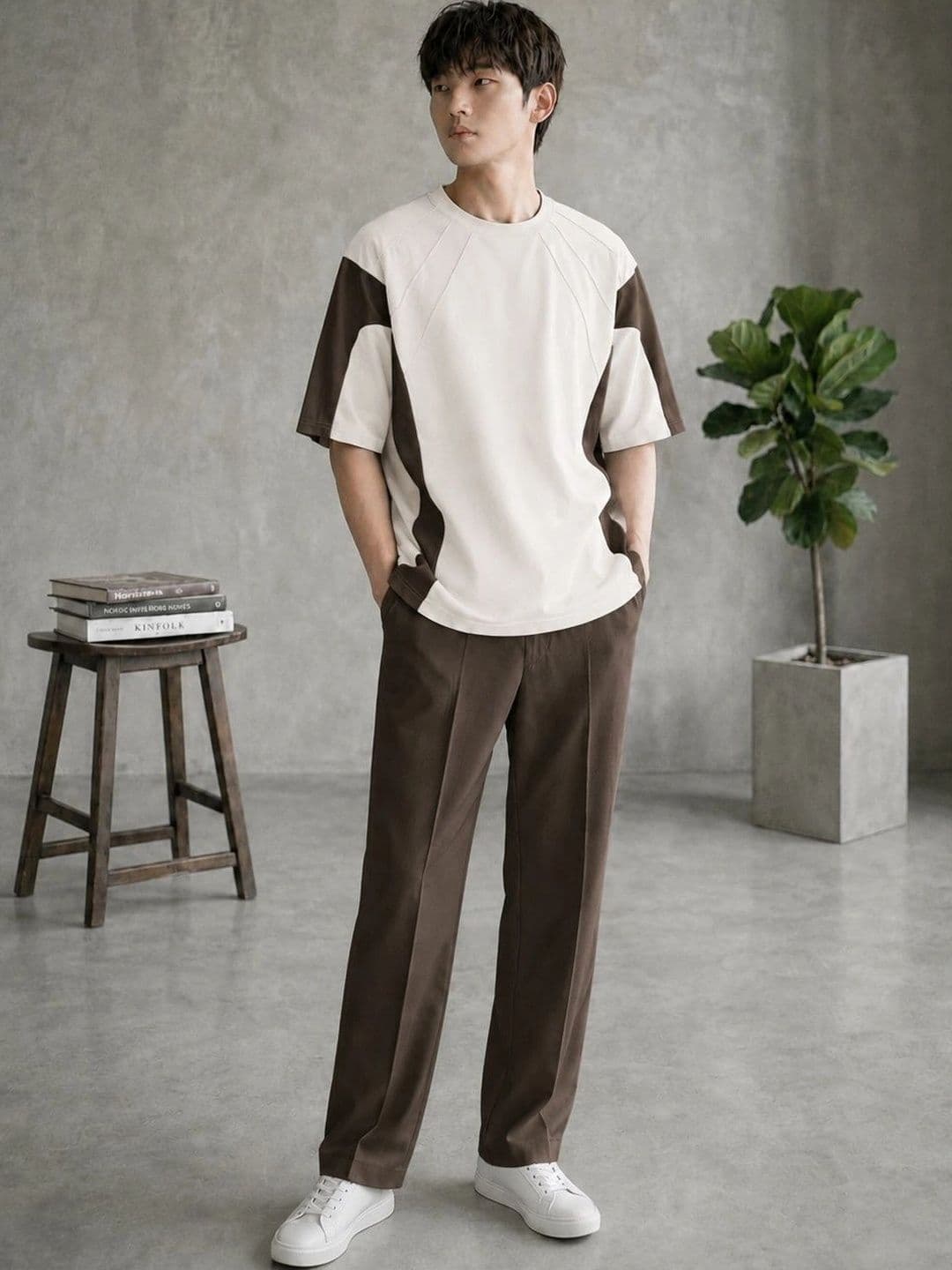 SZN Men Colourblocked T-shirt - view 1