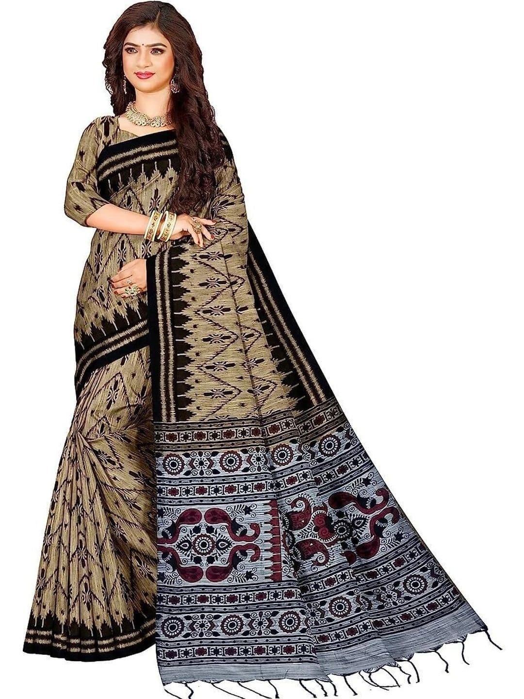 SHREE HARI Pure Cotton Sambalpuri Saree - view 1