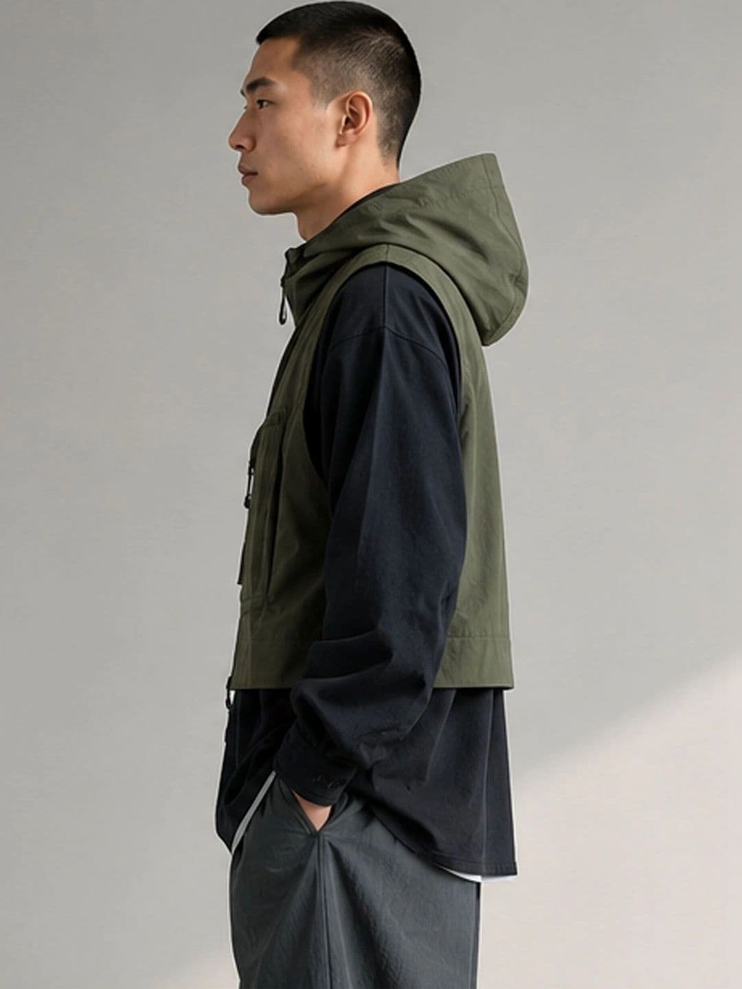 StyleCast Men Lightweight Crop Jacket - view 1
