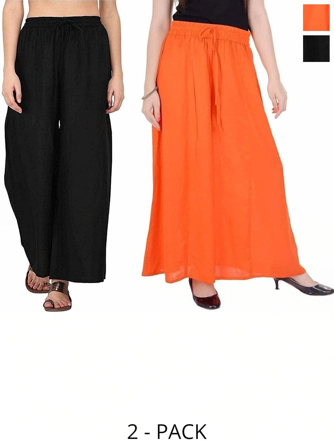 PINOVO Pack Of 2 Flared Palazzos - view 1