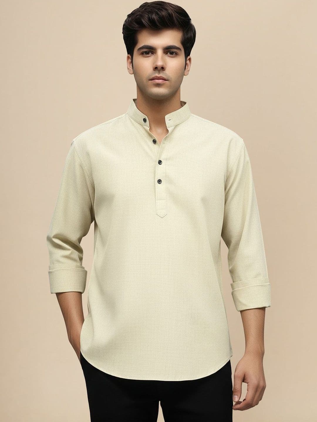 Anouk Mirage Men Mandarin Collar Kurta - view 1