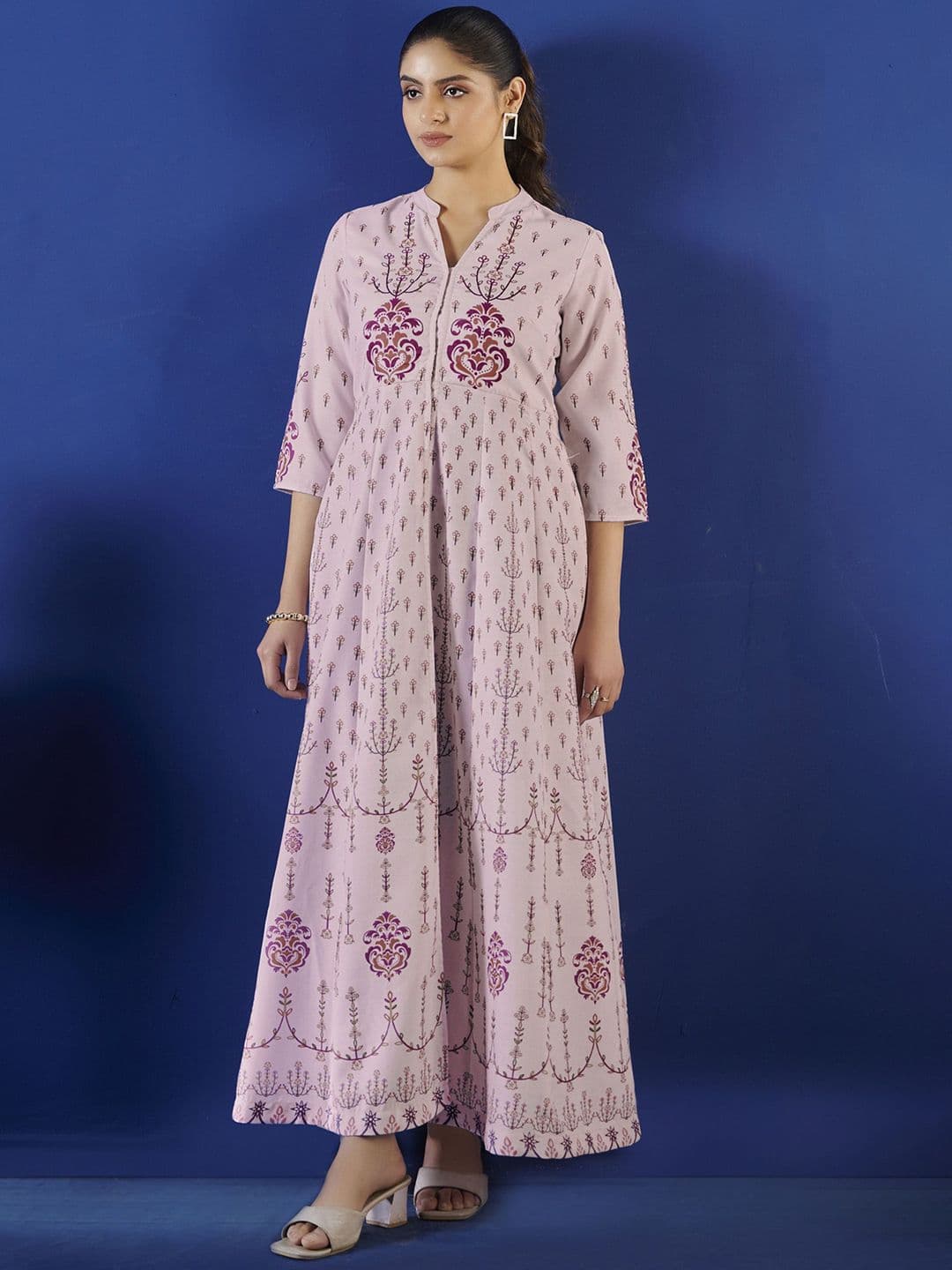 Anouk Women Floral Printed A-Line Dress - view 1