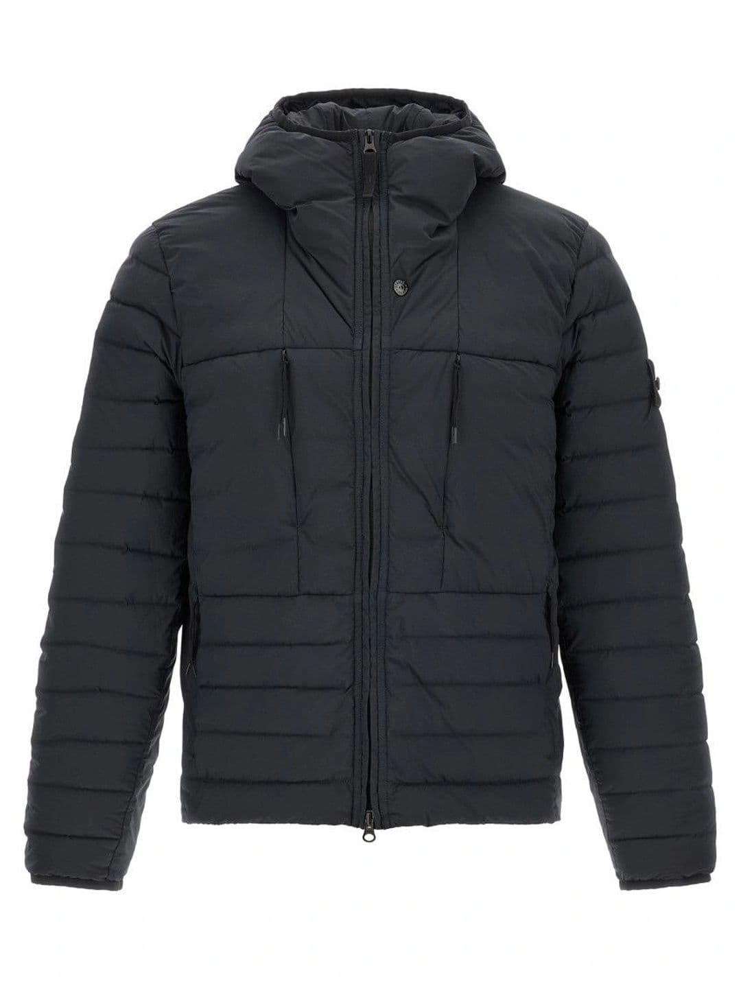 Stone Island Blue Quilted Hood Jacket - view 1