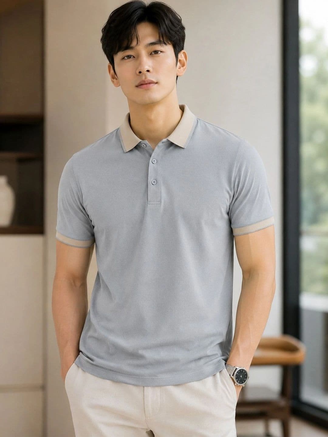 Moda Rapido Men Polo Collar T-shirt - view 1