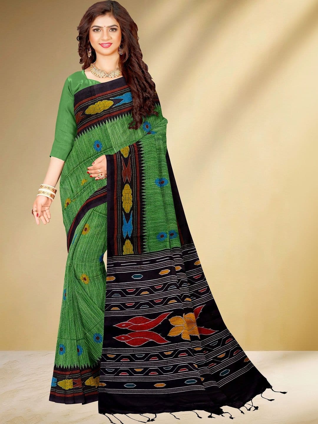 SHREE HARI Pure Cotton Sambalpuri Saree - view 1