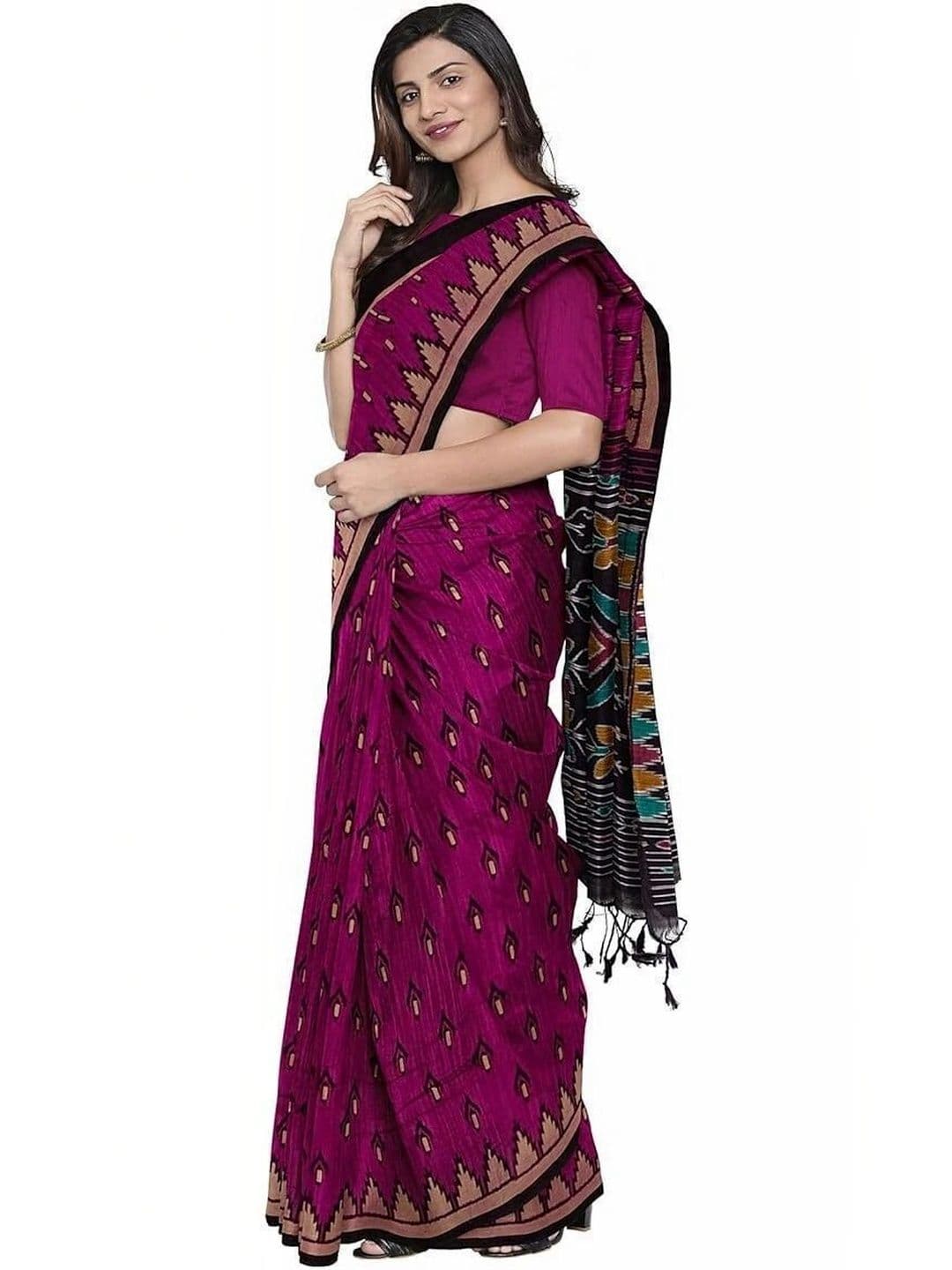 SHREE HARI HANDLOOM SAREE Pure Cotton Sambalpuri Saree - view 1