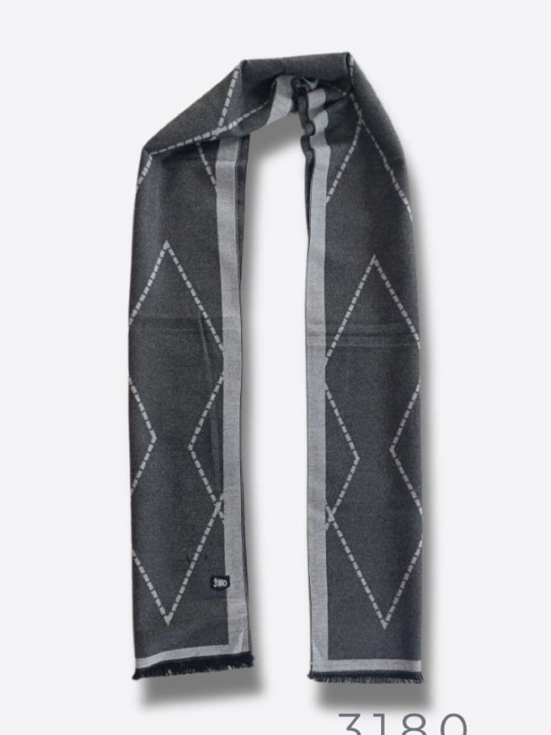 3180 Men Patterned Acrylic Blend Mufflers - view 1