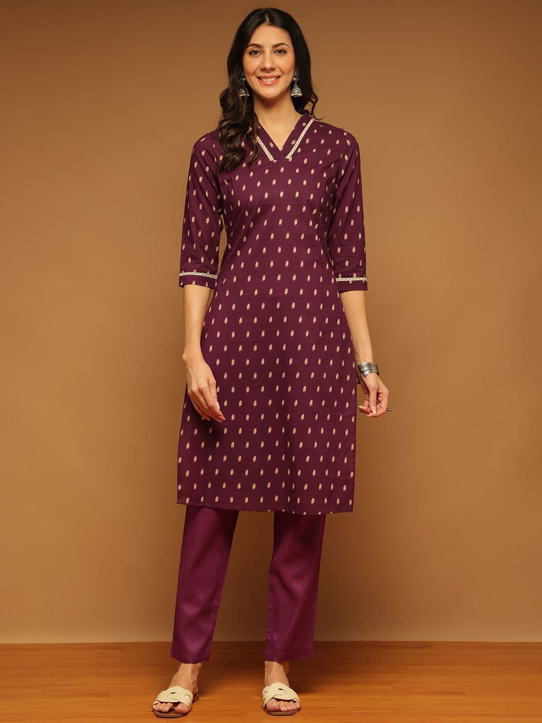 Anouk Women Geometric Printed Kurta - view 1