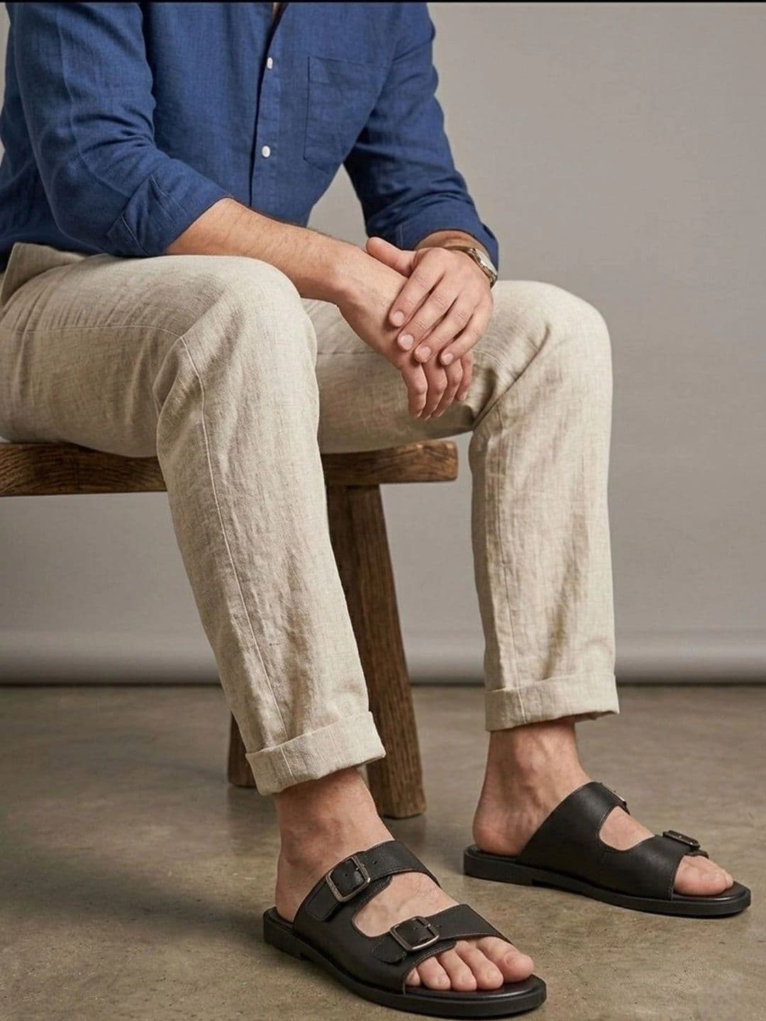 House of Pataudi Men Comfort Sandals - view 1