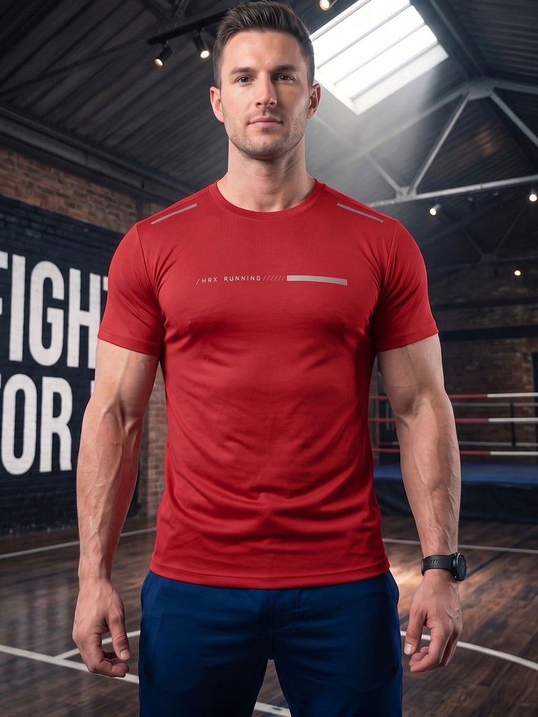 HRX by Hrithik Roshan Men Typography T-shirt - view 1