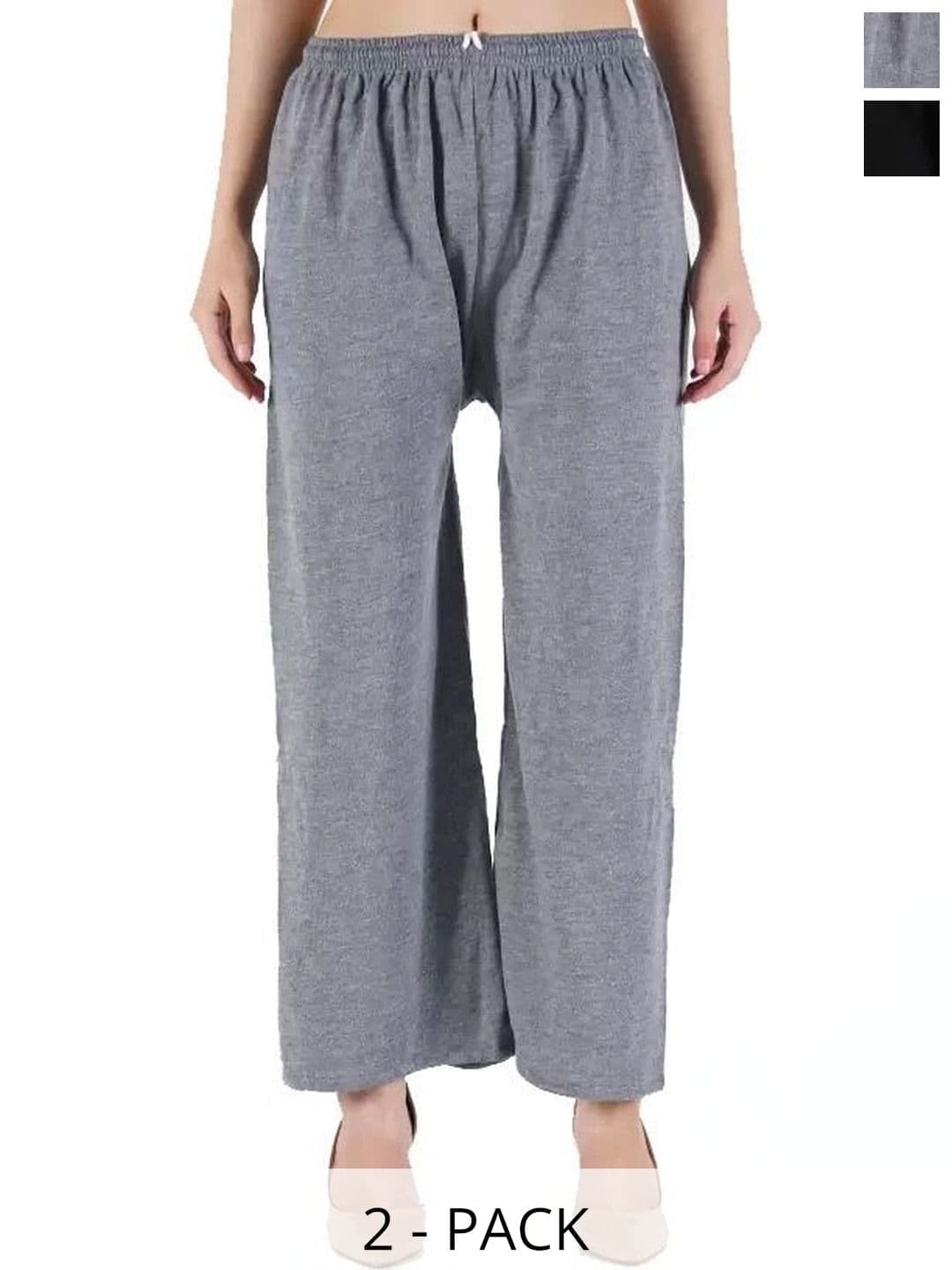 PINOVO Pack Of 2 Wool Mid-Rise Palazzos - view 1