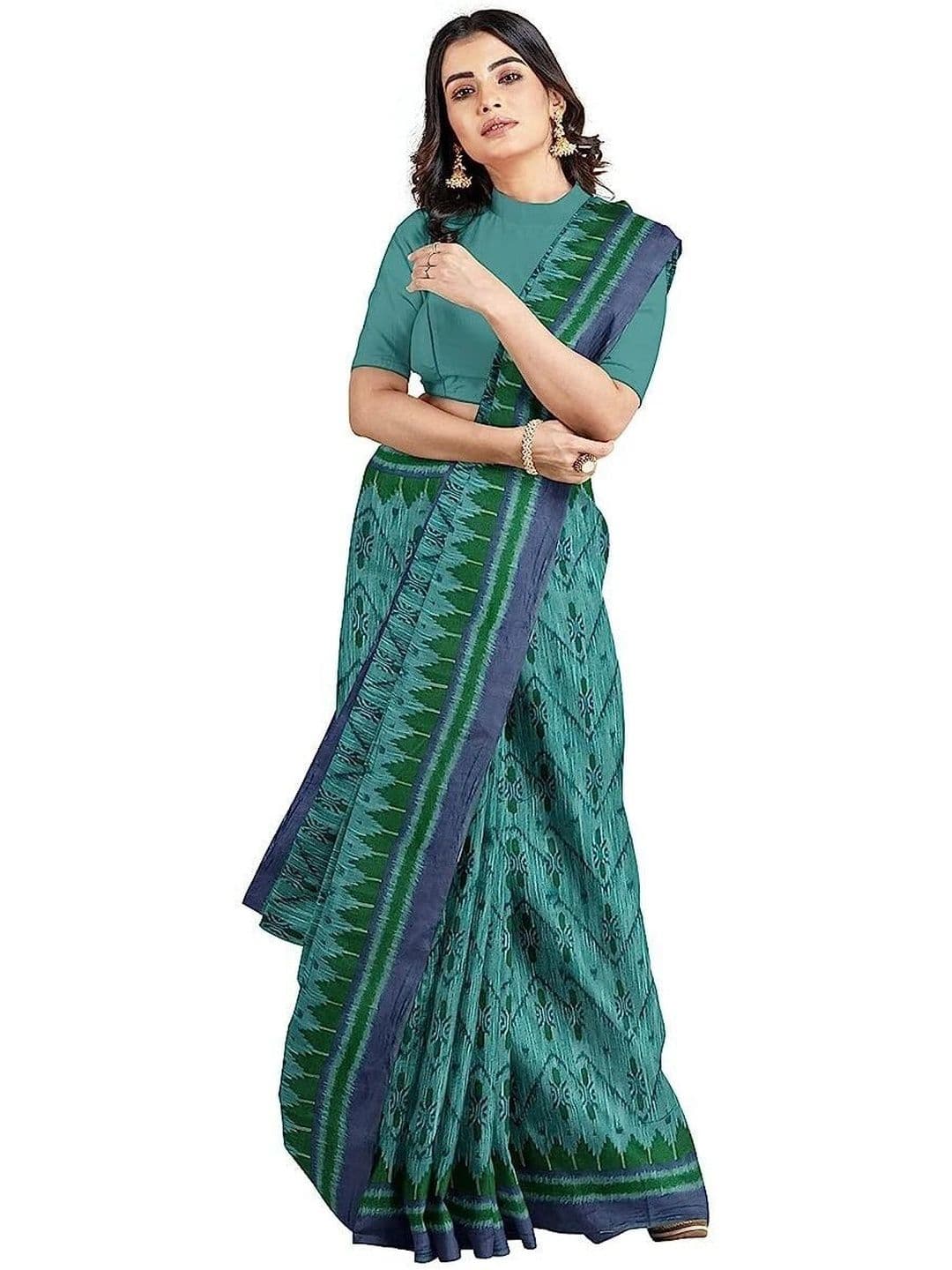SHREE HARI HANDLOOM SAREE Pure Cotton Sambalpuri Saree - view 1