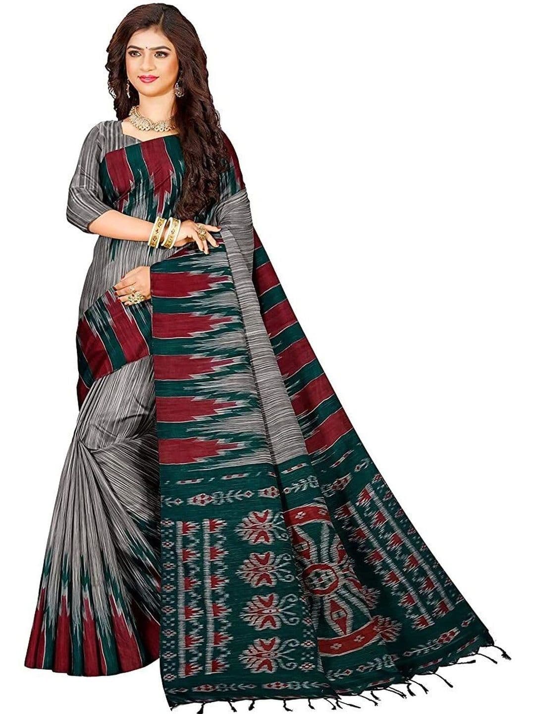 SHREE HARI Pure Cotton Sambalpuri Saree - view 1