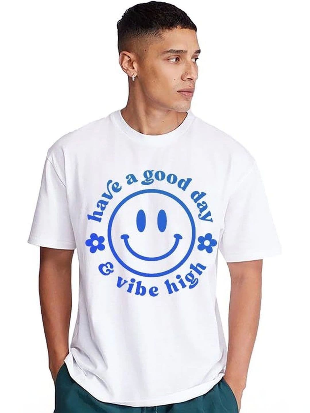 VLAM Unisex Typography Printed Slim Fit T-shirt - view 1