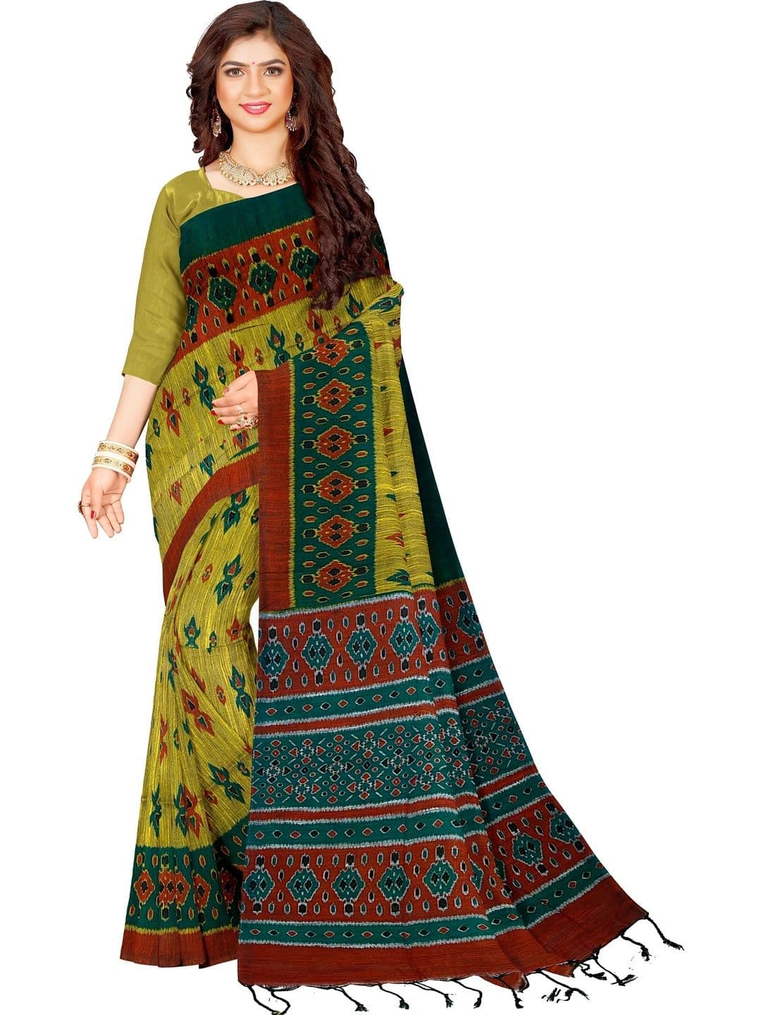 SHREE HARI Pure Cotton Sambalpuri Saree - view 1