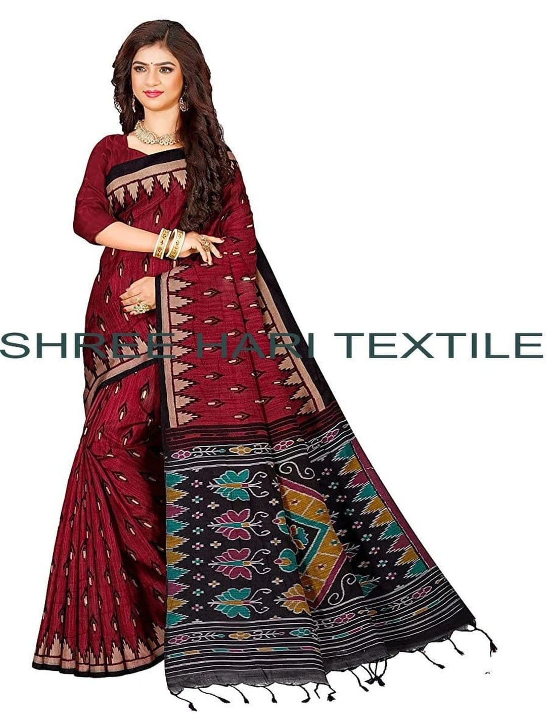 SHREE HARI HANDLOOM SAREE Pure Cotton Sambalpuri Saree - view 1