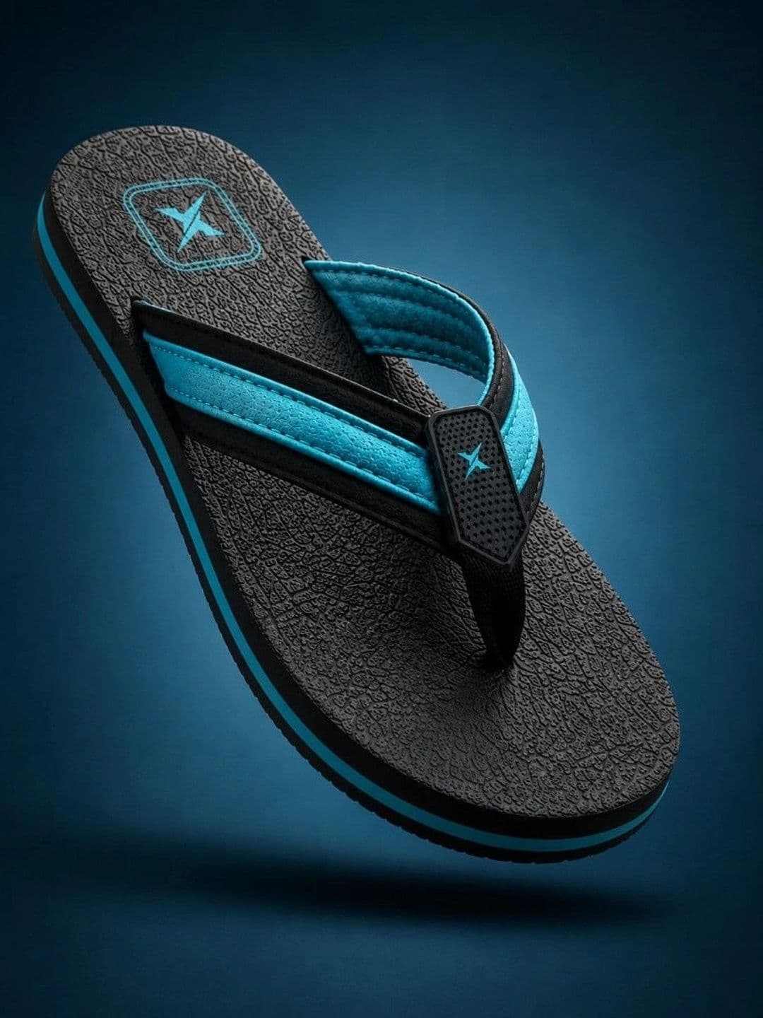 KRAASA Men Colourblocked Thong Flip-Flops - view 1