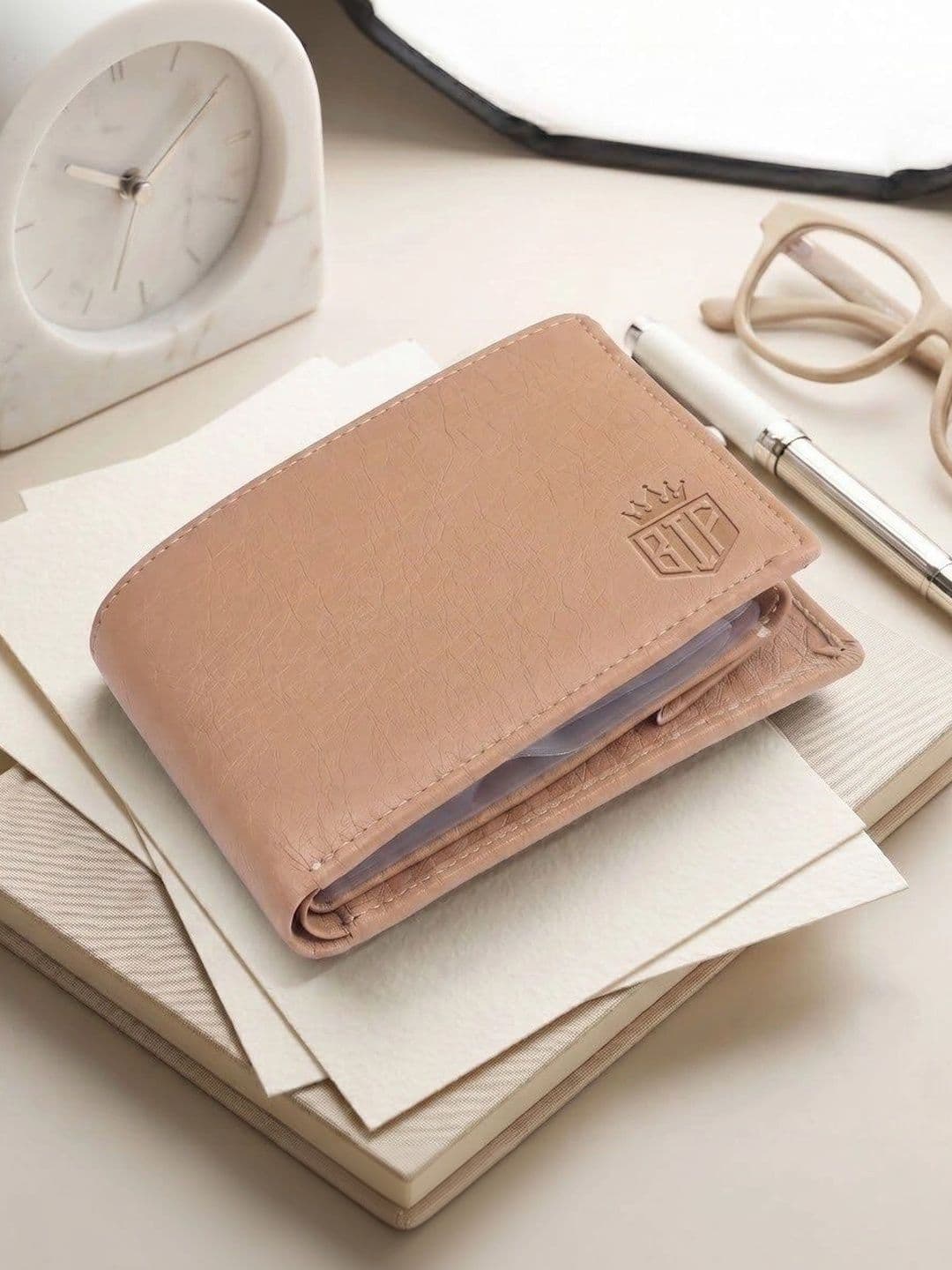 BIF Men Textured PU Two Fold Wallet - view 1