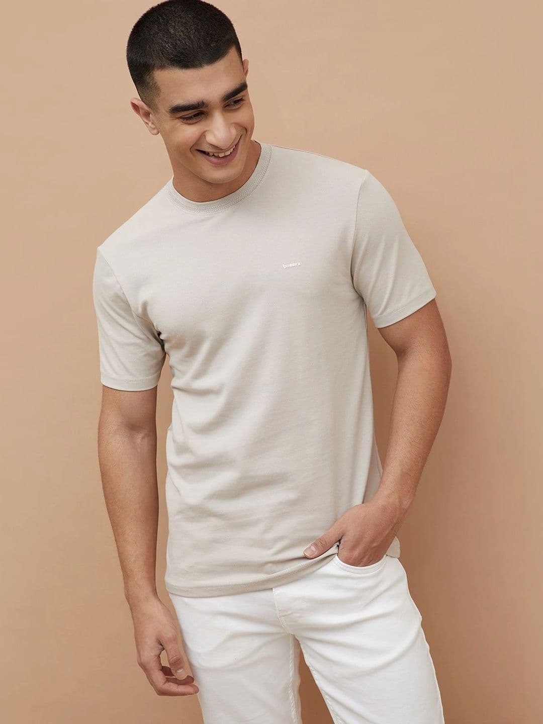 Bossini Men Brand Logo T-shirt - view 1