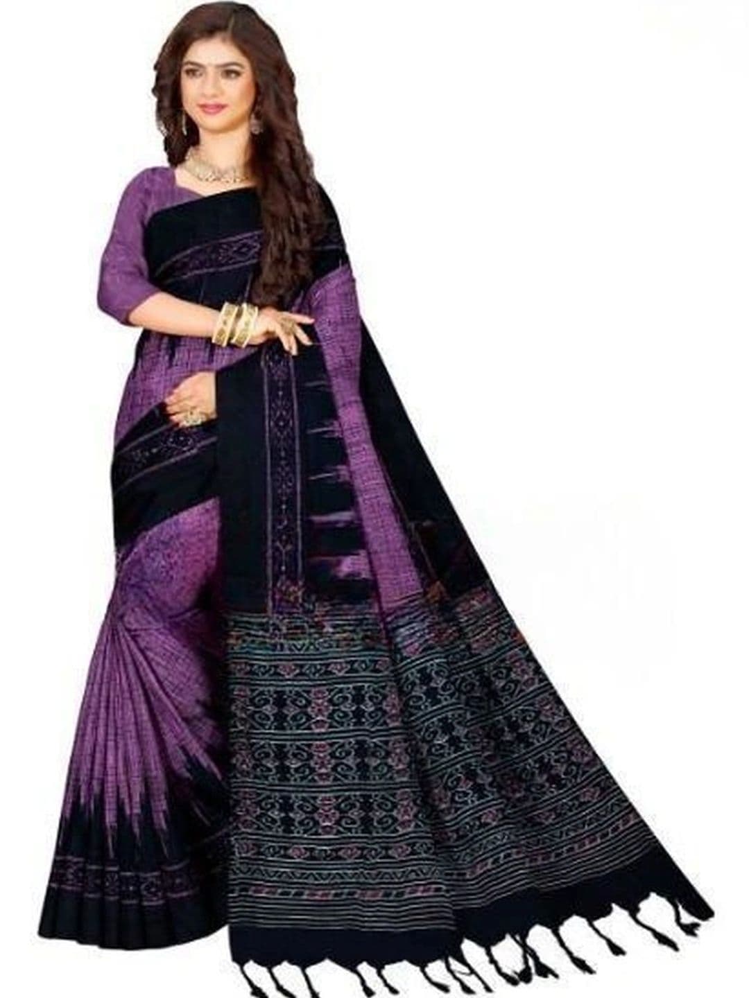 SHREE HARI HANDLOOM SAREE Pure Cotton Sambalpuri Saree - view 1