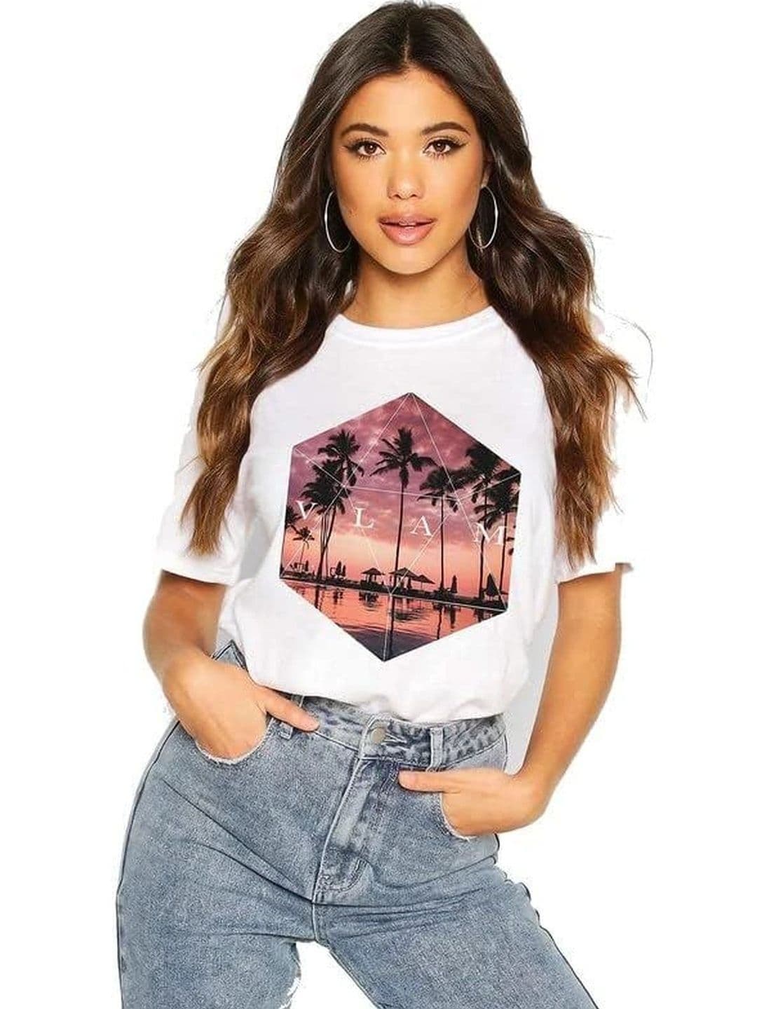 VLAM Unisex Printed Slim Fit T-shirt - view 1