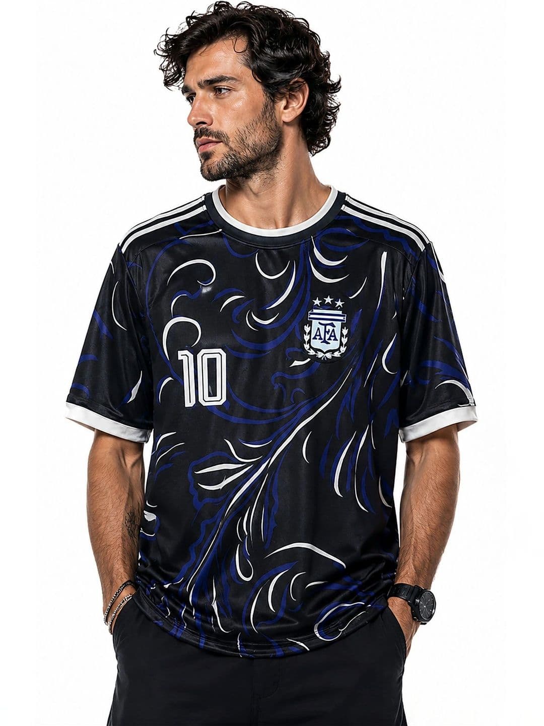 dostitch Men Lionel Messi Printed T-shirt - view 1