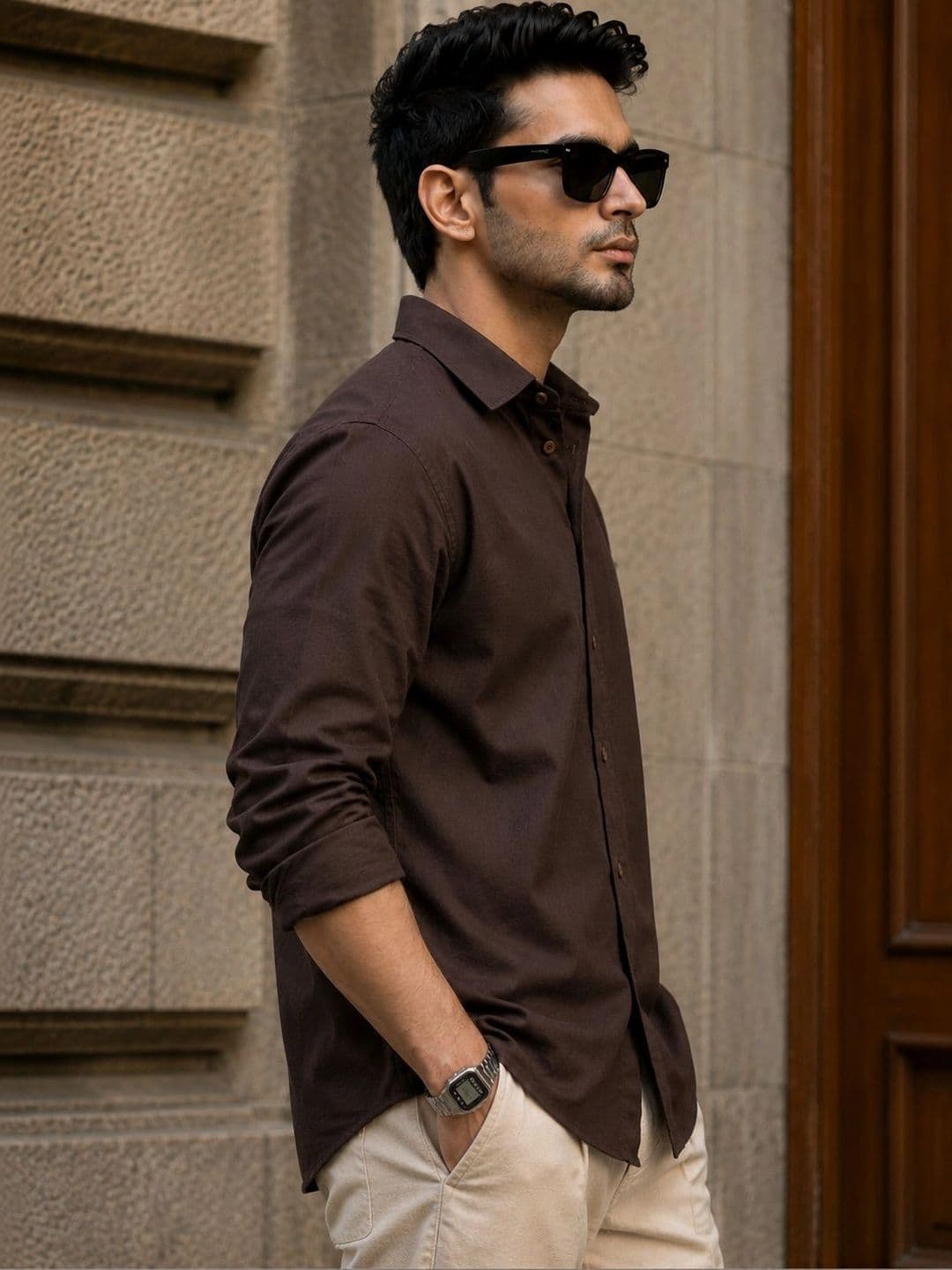 THE BIG ATTIRE Men Classic Casual Shirt - view 1