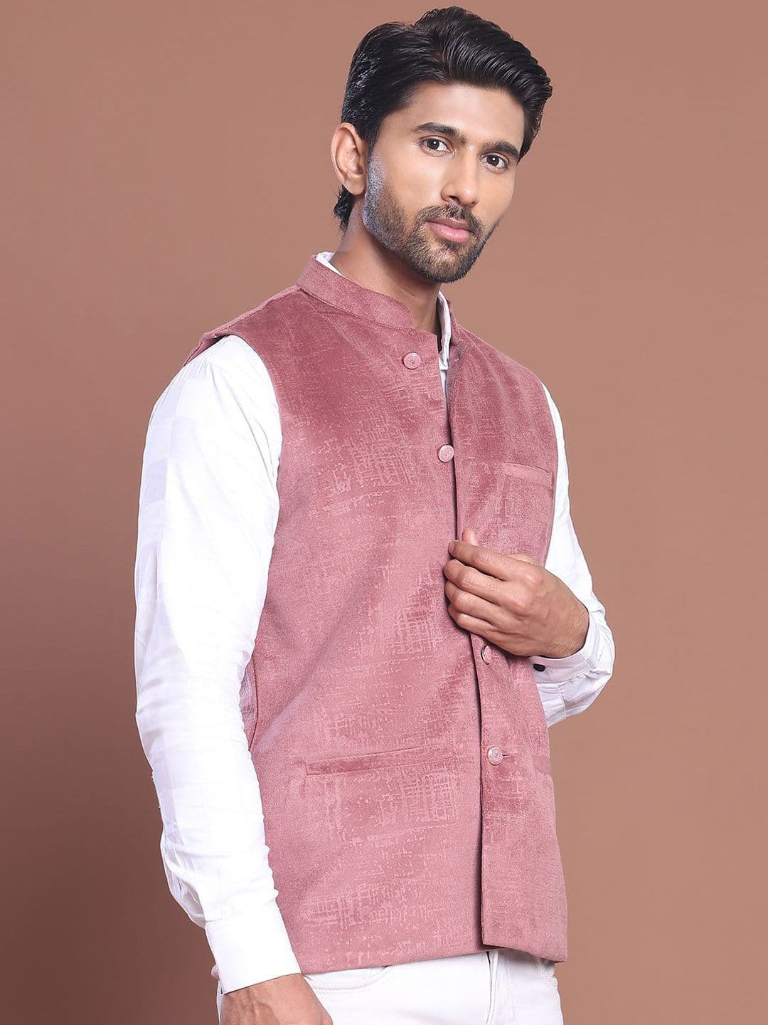 Anouk Woven Nehru Jacket - view 1