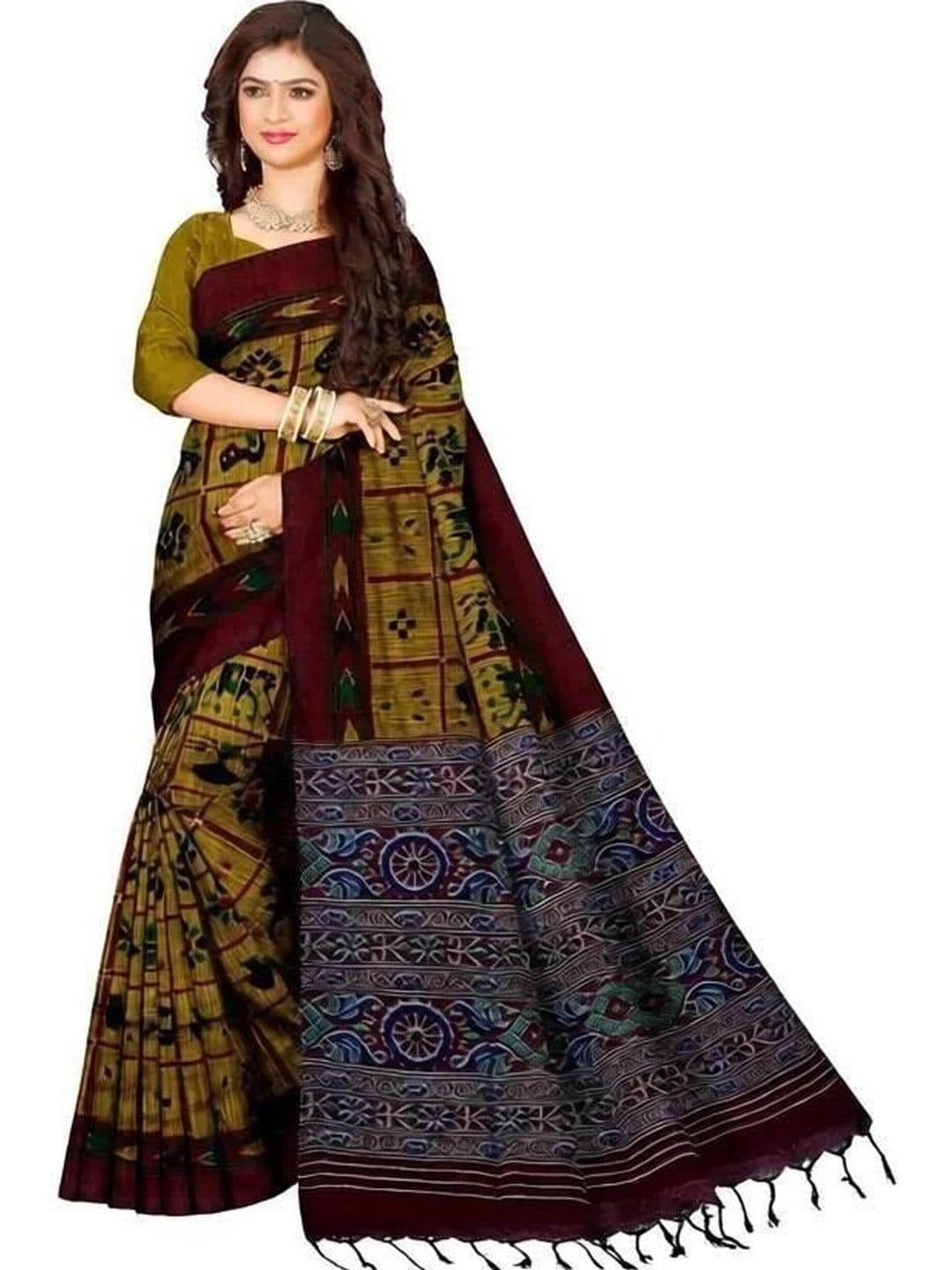 SHREE HARI Pure Cotton Sambalpuri Saree - view 1