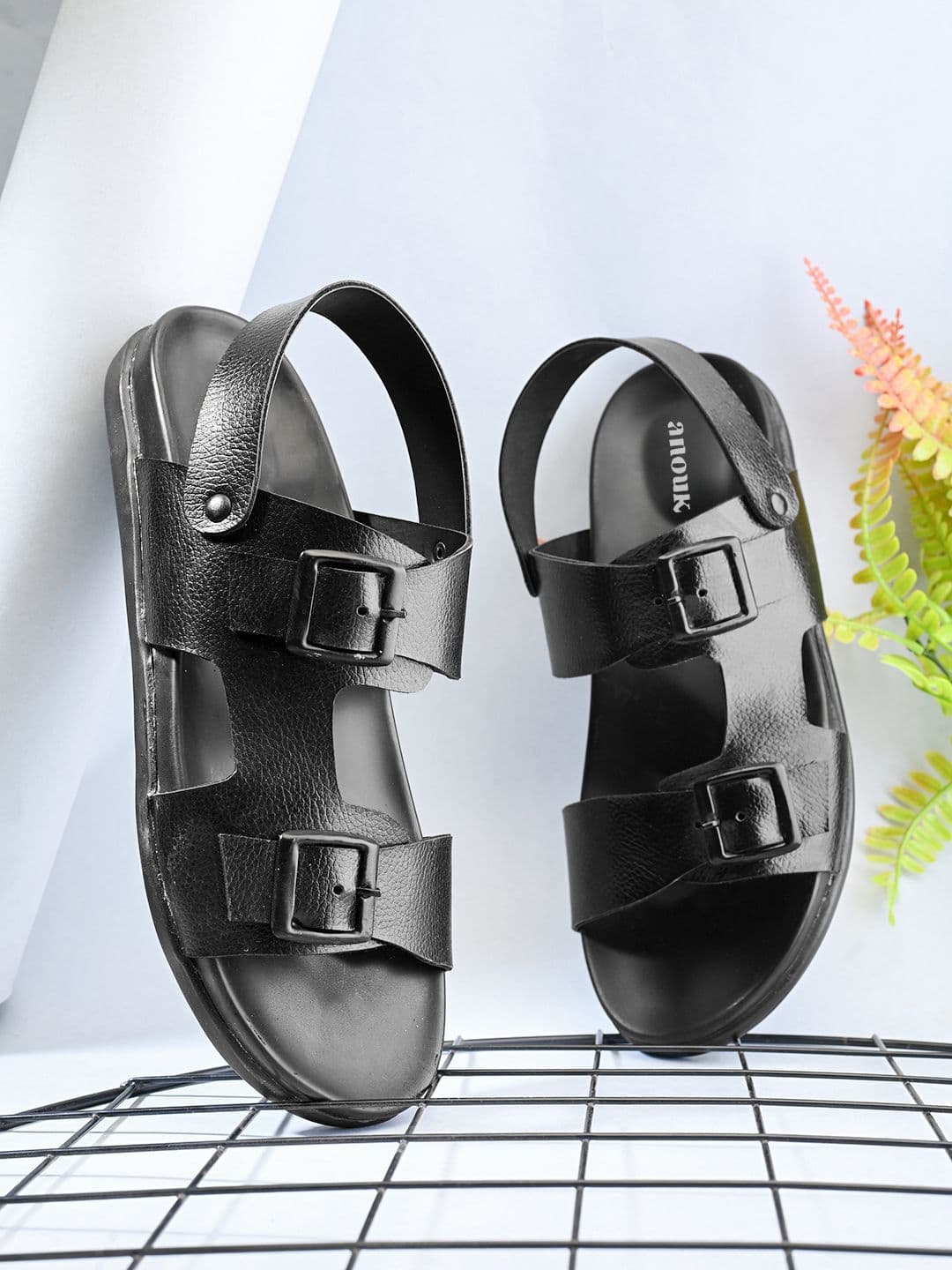 Anouk Men Leather Comfort Sandals - view 1
