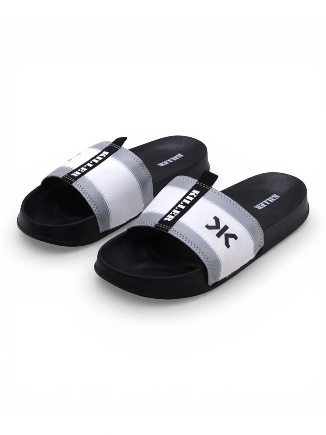 Killer Men Colourblocked Sliders - view 1
