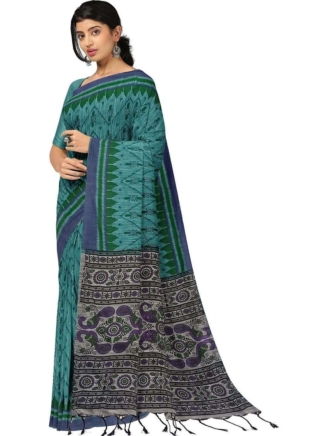 SHREE HARI Pure Cotton Sambalpuri Saree - view 1