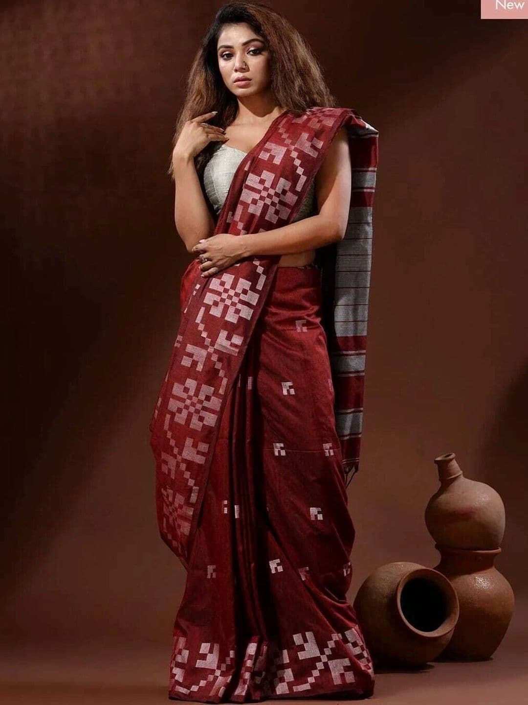 SHREE HARI Woven Design Pure Cotton Sambalpuri Saree - view 1