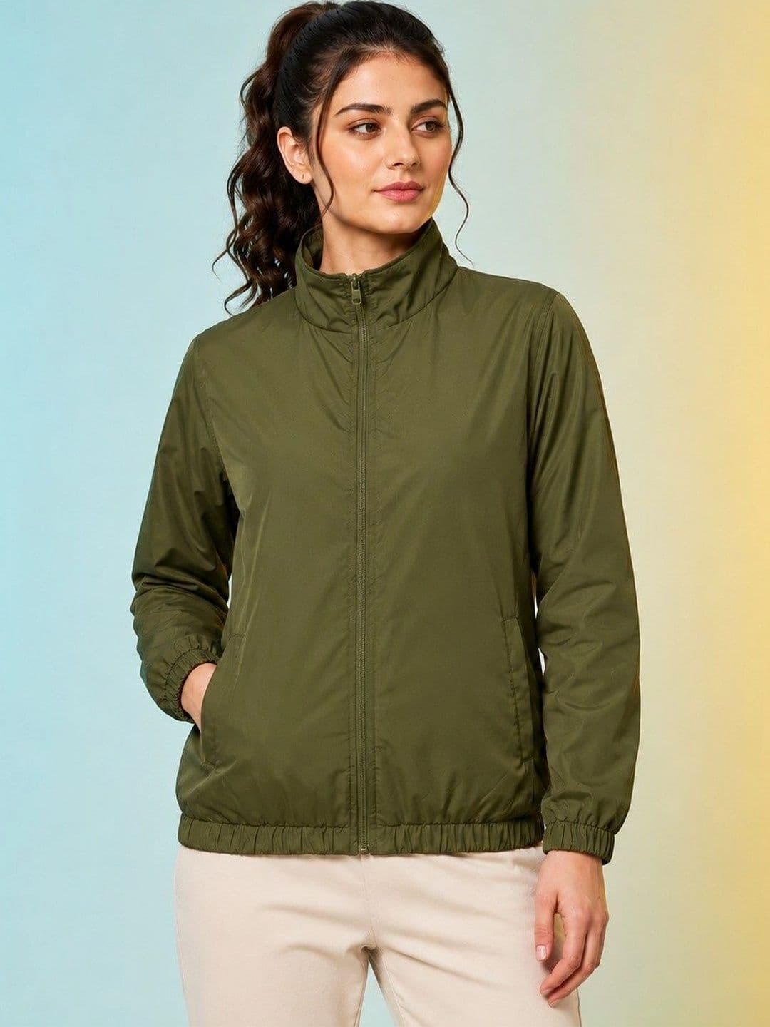 JKT Women Lightweight Training or Gym Woven Jacket - view 1