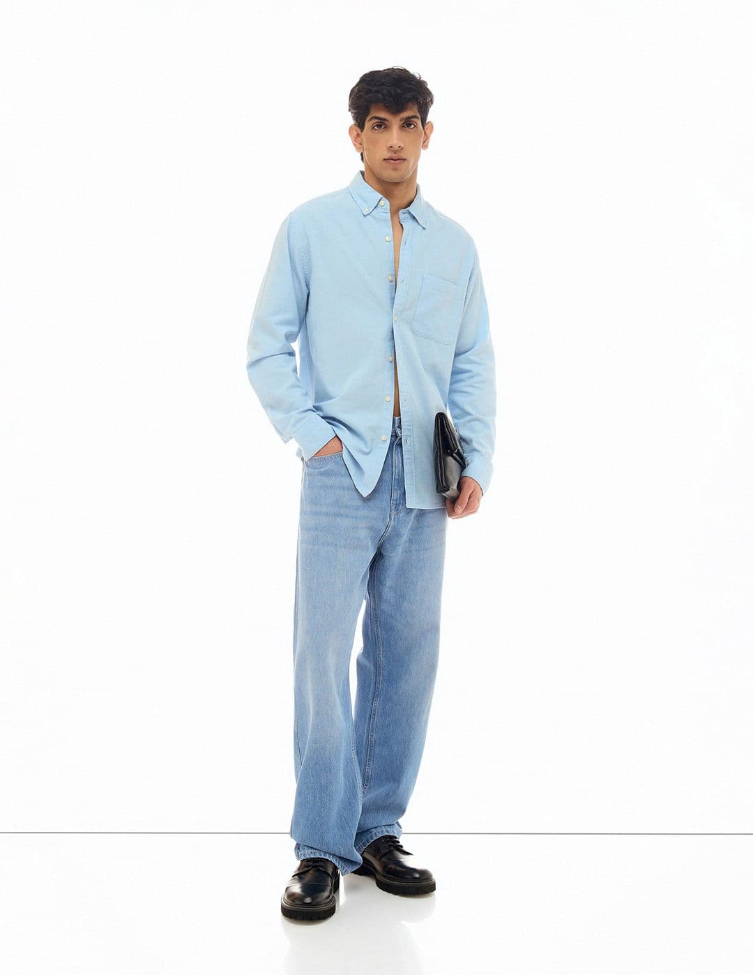 Flying Machine Men Relaxed Fit Mid-Rise Light Fade Stretchable Jeans - view 1
