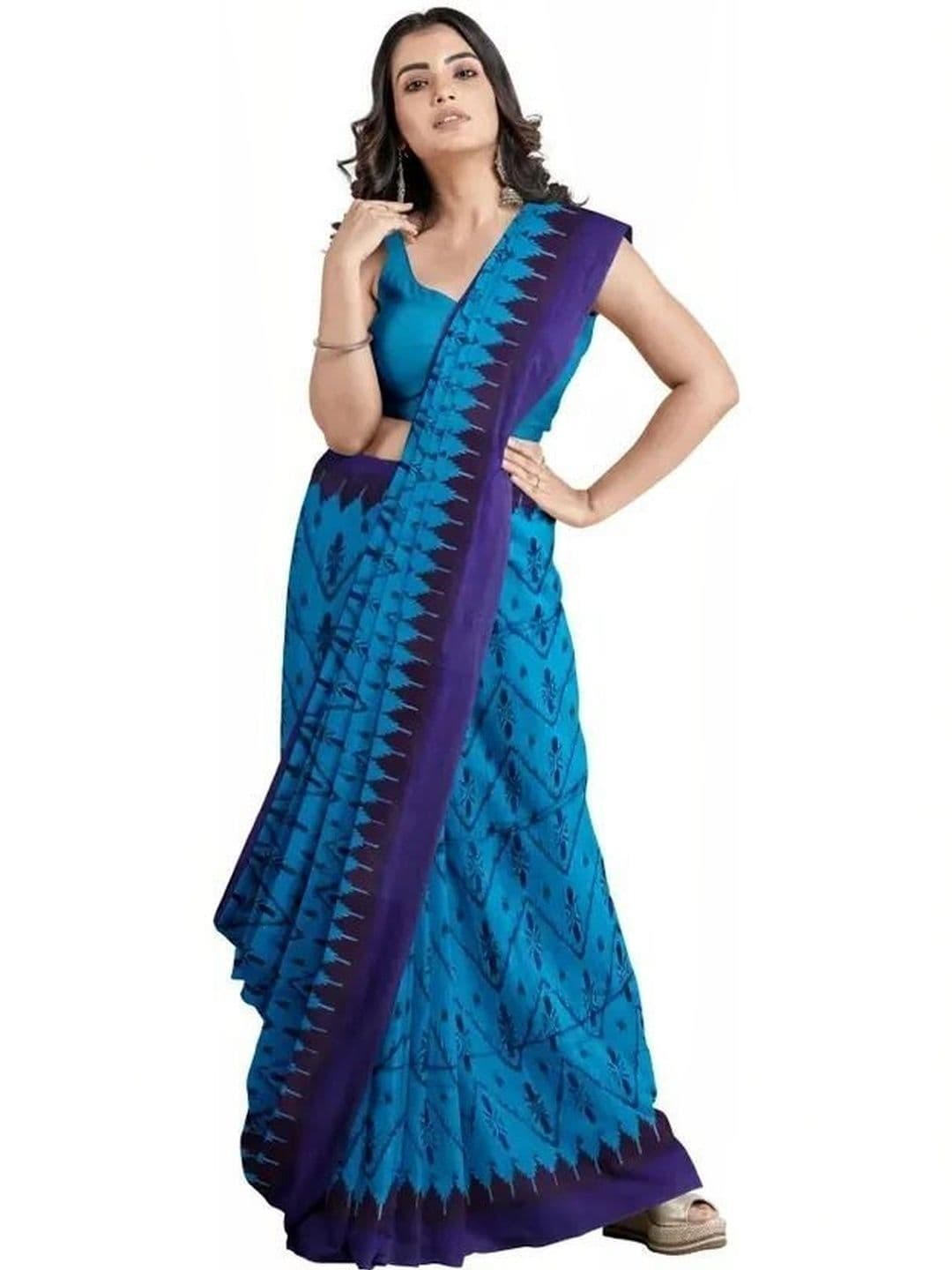 SHREE HARI HANDLOOM SAREE Pure Cotton Sambalpuri Saree - view 1
