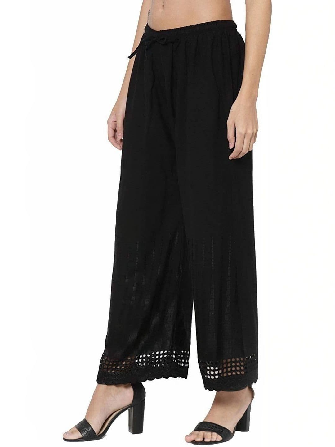 PINOVO Embroidered Mid-Rise Palazzos - view 1