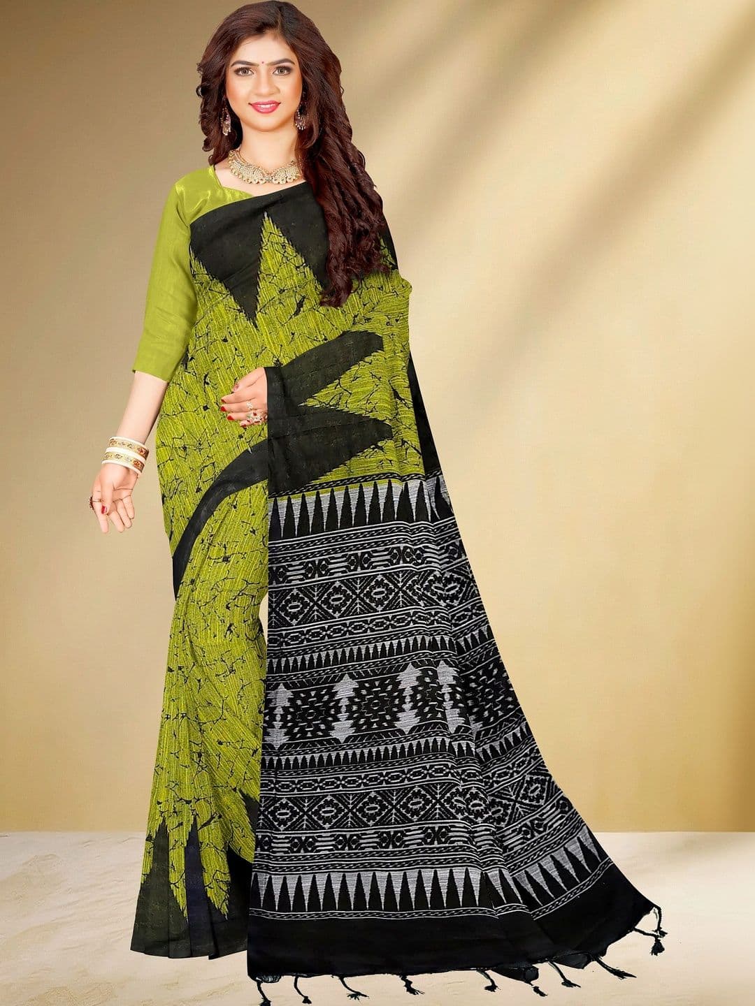 SHREE HARI Pure Cotton Sambalpuri Saree - view 1