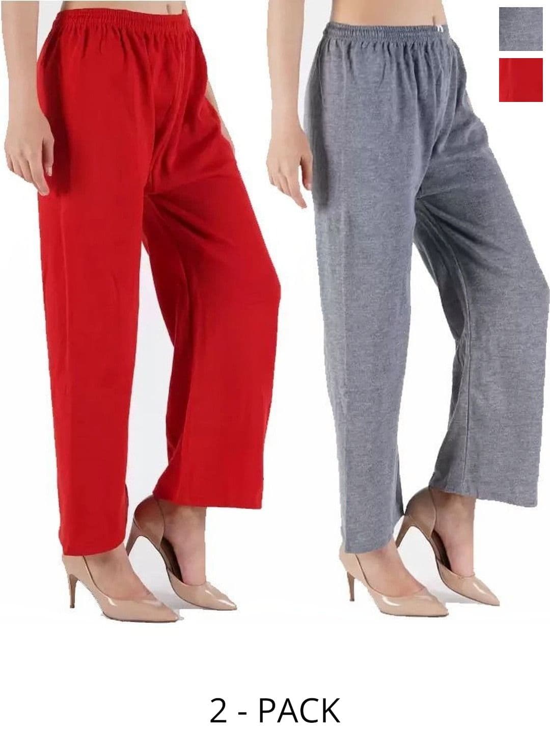 PINOVO Pack Of 2 Mid-Rise Palazzos - view 1